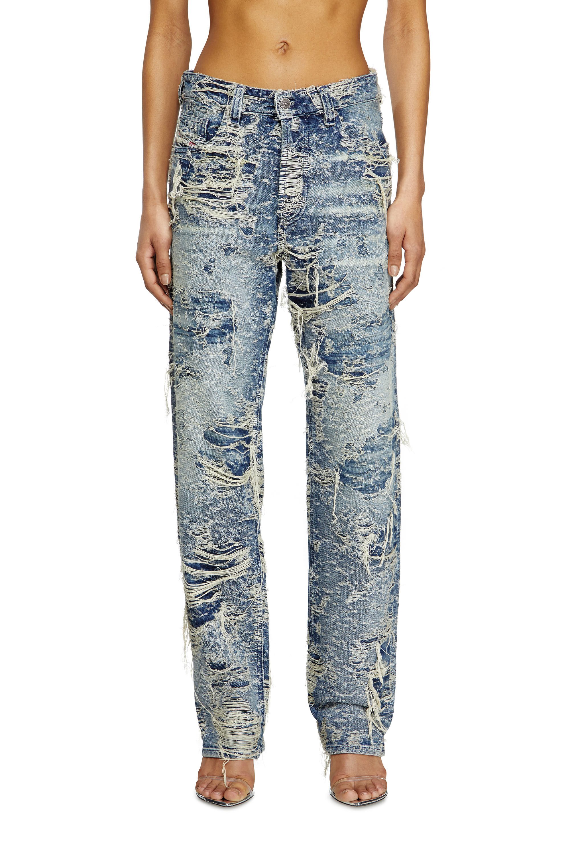Diesel - Female's Regular Jeans 1988 D-Ark 09M04, ミディアムブルー - 3