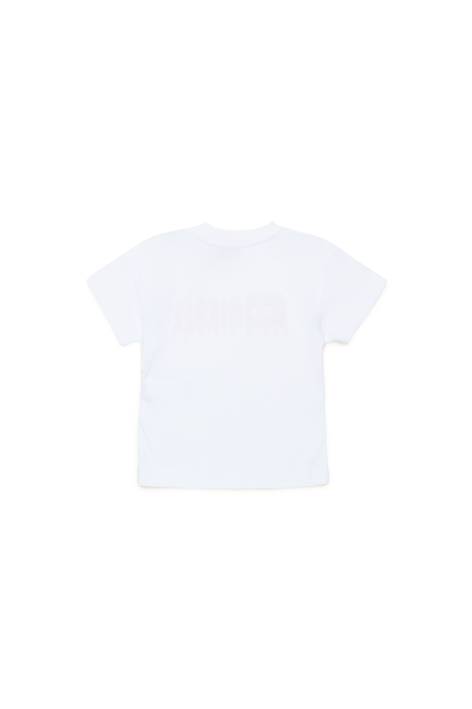 Diesel - TDIEGORL6MAB, Unisex's T-shirt with smudged logo in ホワイト - 2