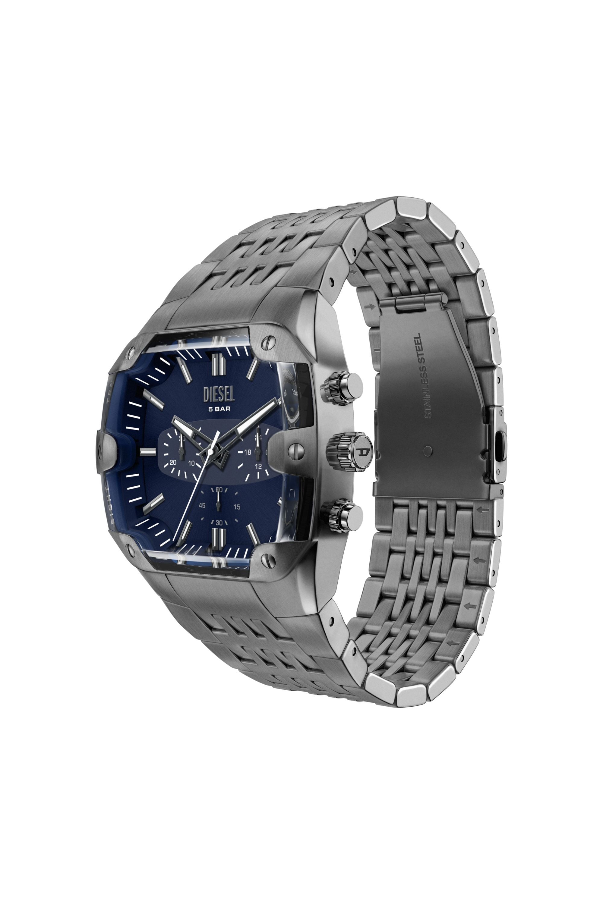 Diesel - DZ4717 WATCH, Male's 時計 in ダークグレー - 5