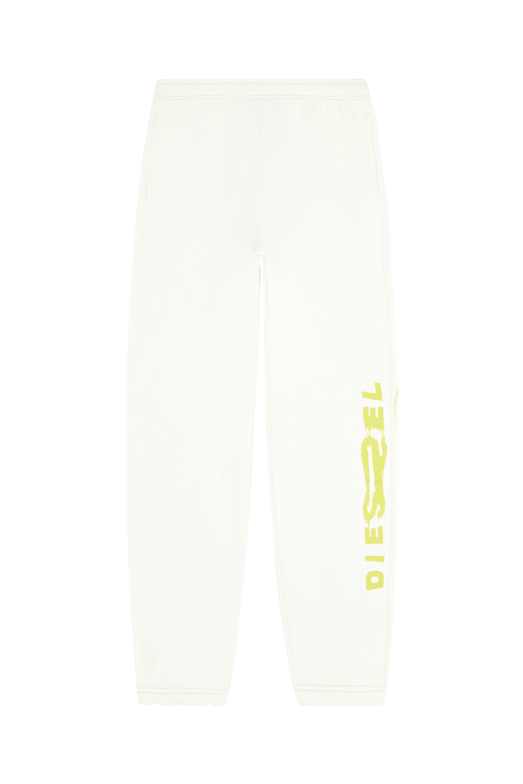 Diesel - P-MARKY-G1, Male's スウェットパンツ ロゴ ウォータープリント in ホワイト - 5