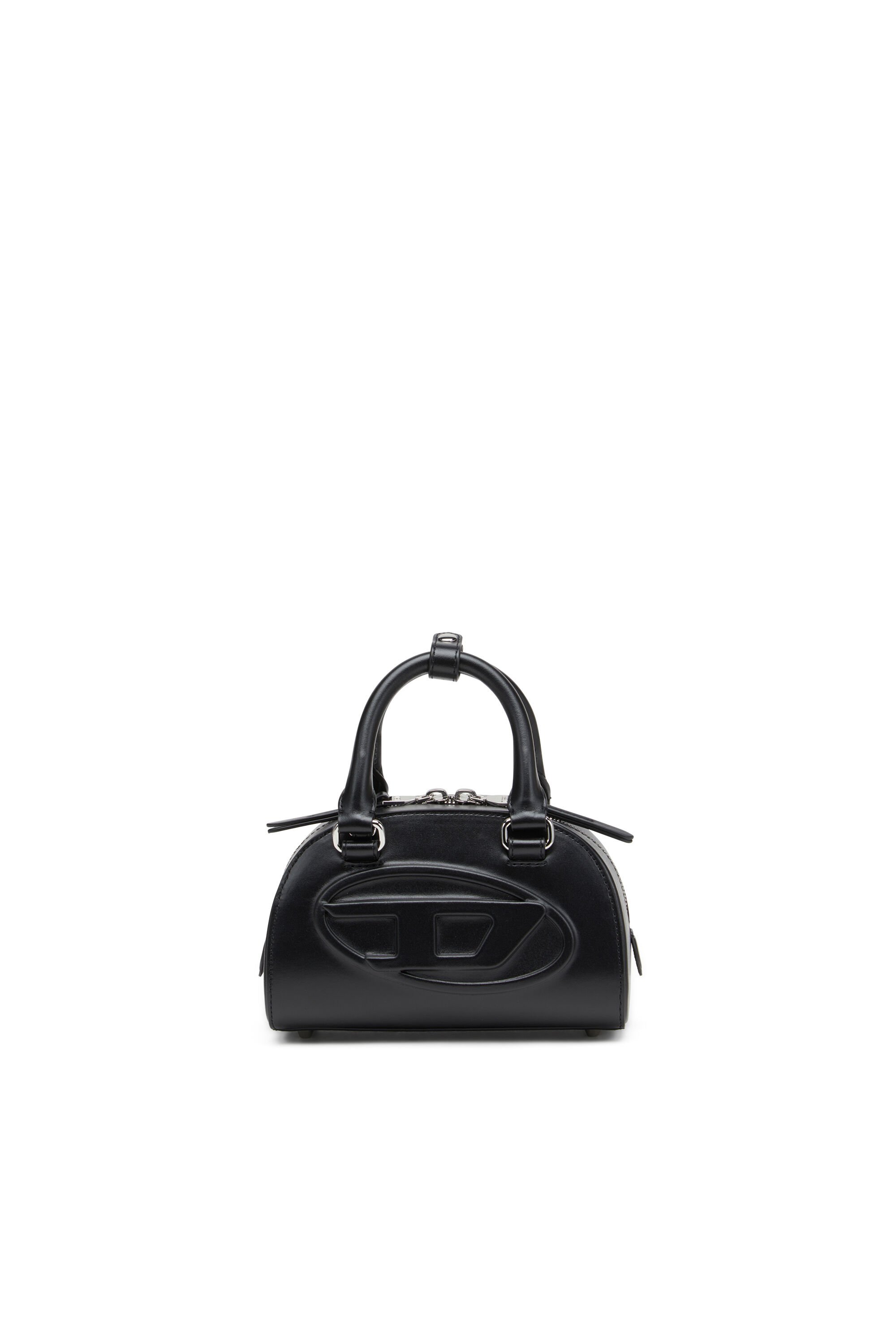 Diesel - 1DR DOME CROSSBODY, Female's Leather mini bowling bag in ブラック - 1