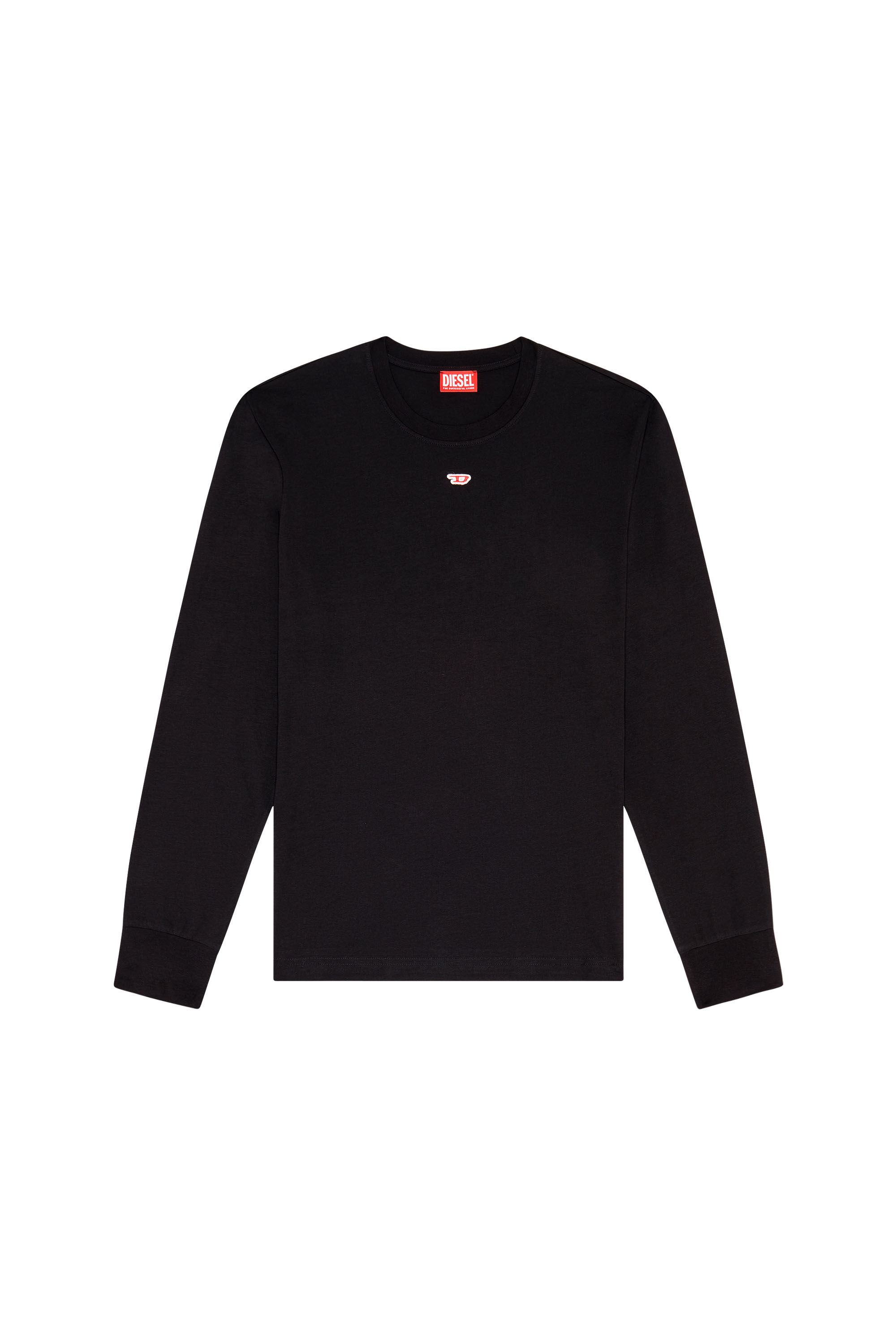 信頼も厚い T-JUST-LS-D｜メンズ｜ロングスリーブTシャツ｜ブラック｜ディーゼル（DIESEL）公式オンラインストア トップス