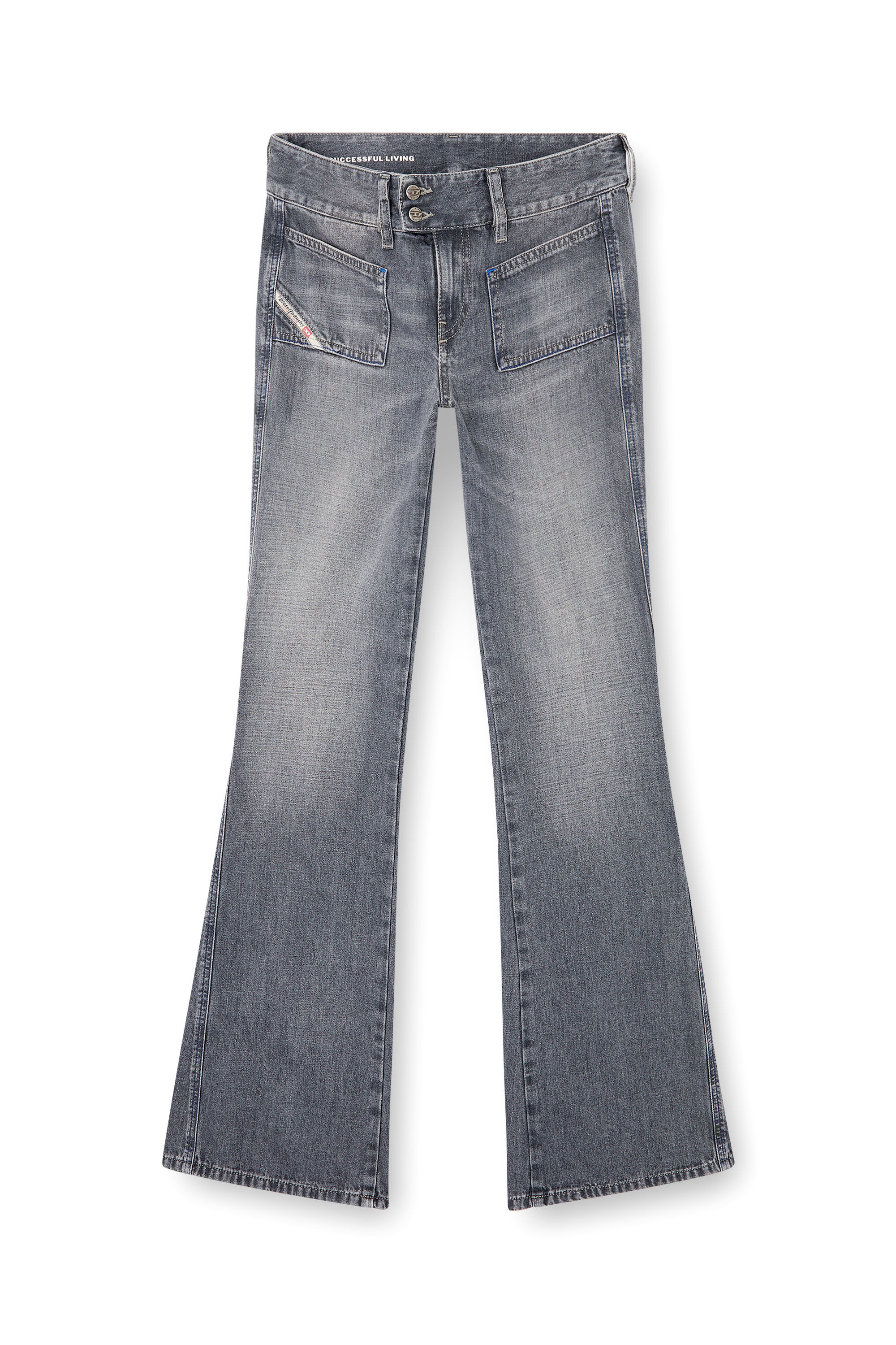 Diesel - Female's Bootcut Jeans D-Hush 09N83, グレー - 4
