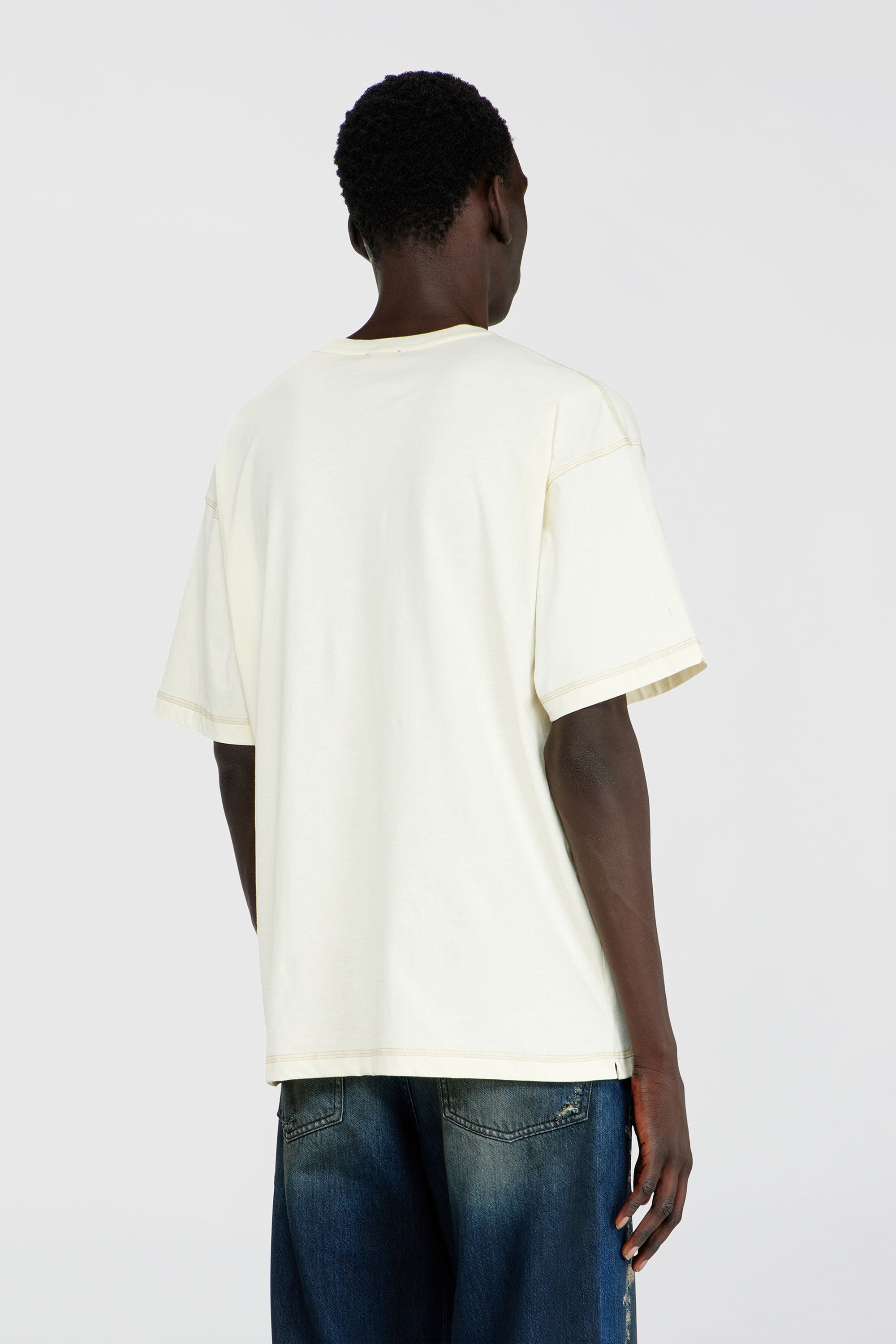 Diesel - T-BOXT-NOTCH, Male's Tシャツ in ホワイト - 4