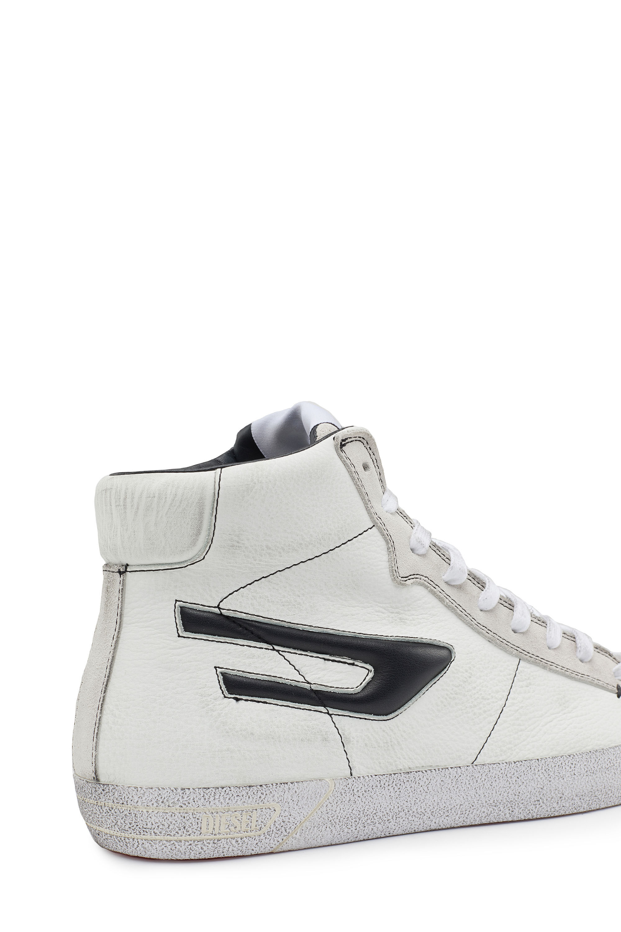 Diesel - S-LEROJI MID, Male's ハイカットスニーカー ロゴ - S-Leroji Mid in ホワイト - 8