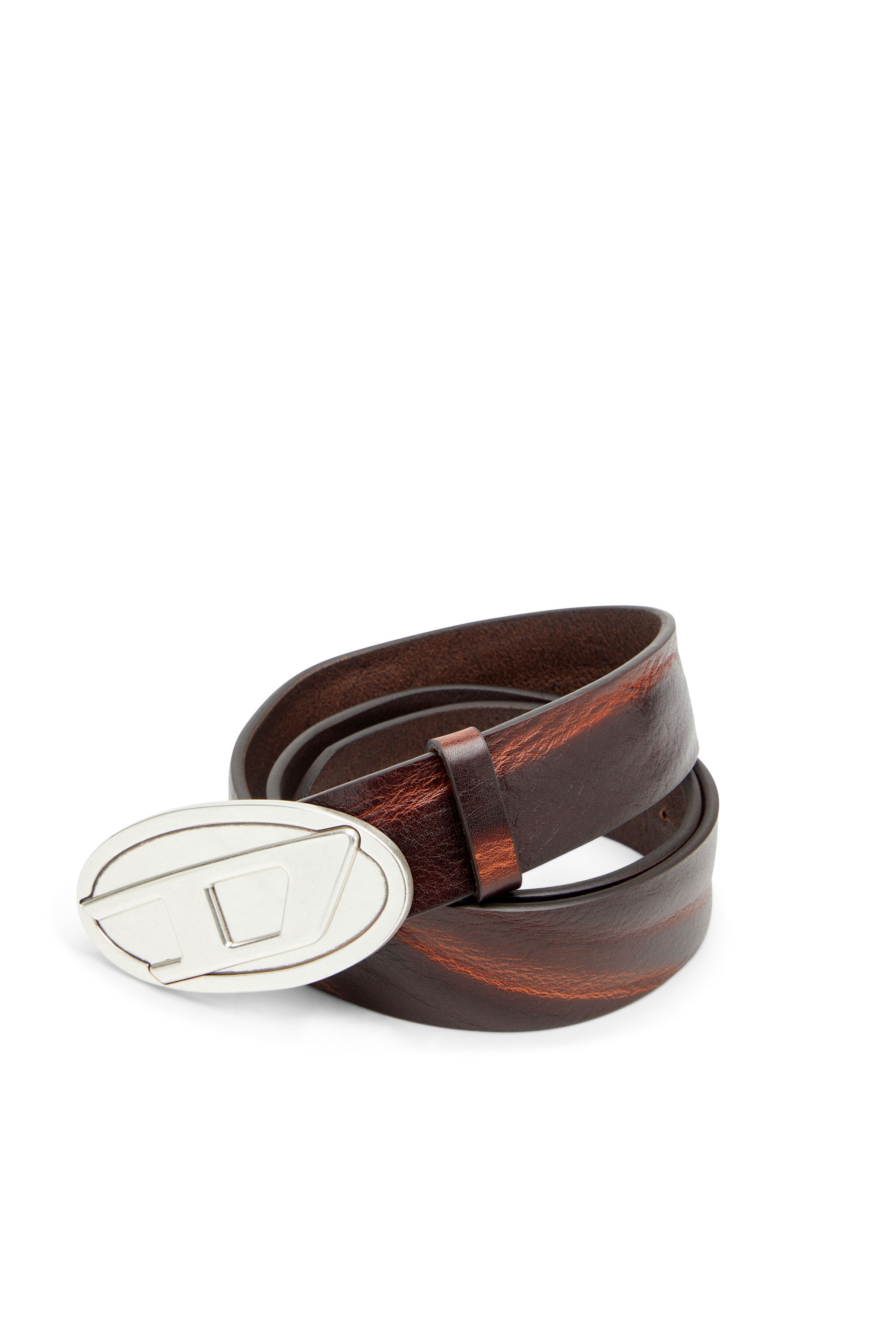 Diesel - B-1DR 2.0, Male's 4cm belt in waxed leather in null - 3