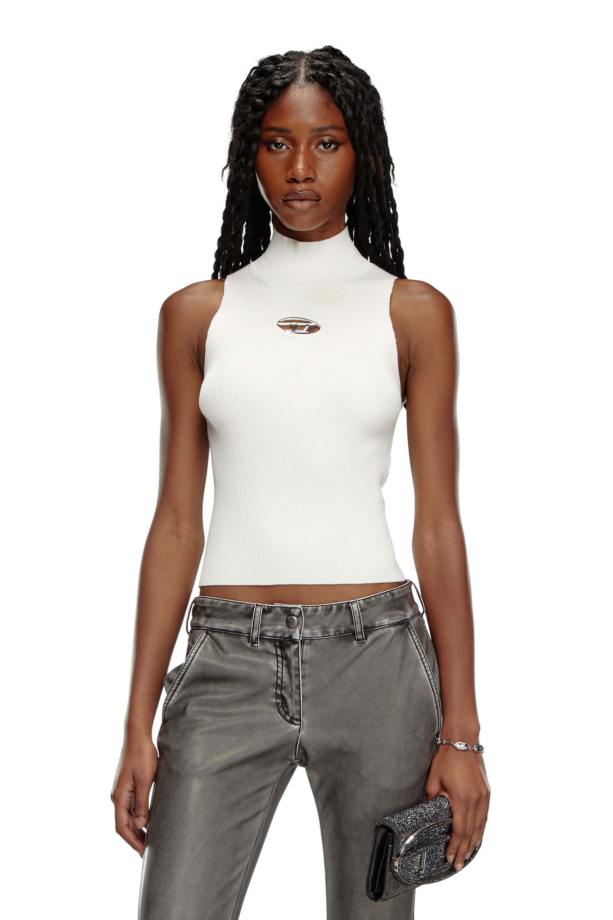 Diesel - M-ONERVAX-TOP, Female's ニット in ホワイト - 3