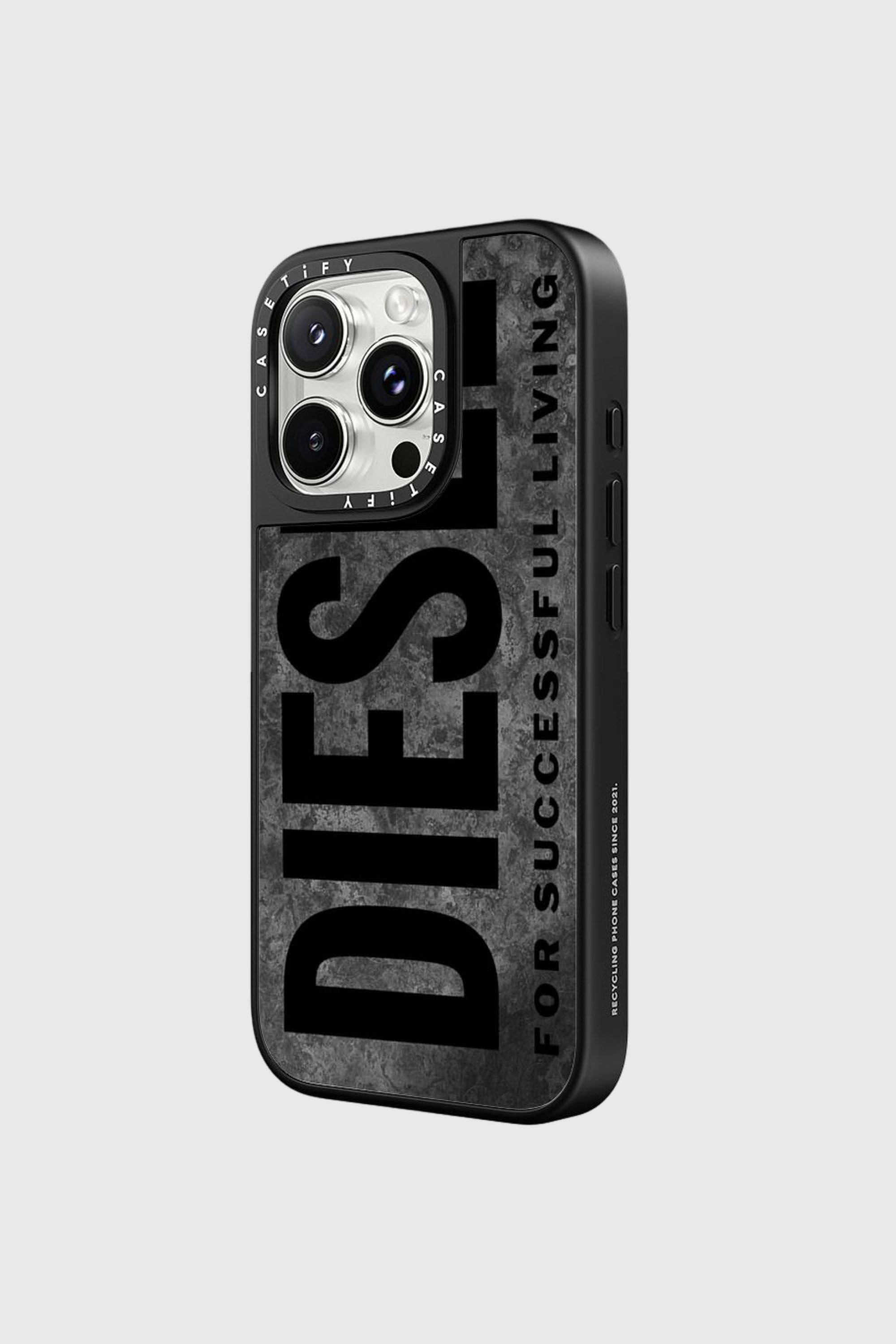 Diesel - 60322 CASETIFY MOULDED CASE, Unisex's IPHONE 16 PRO in グレー/ブラック - 2