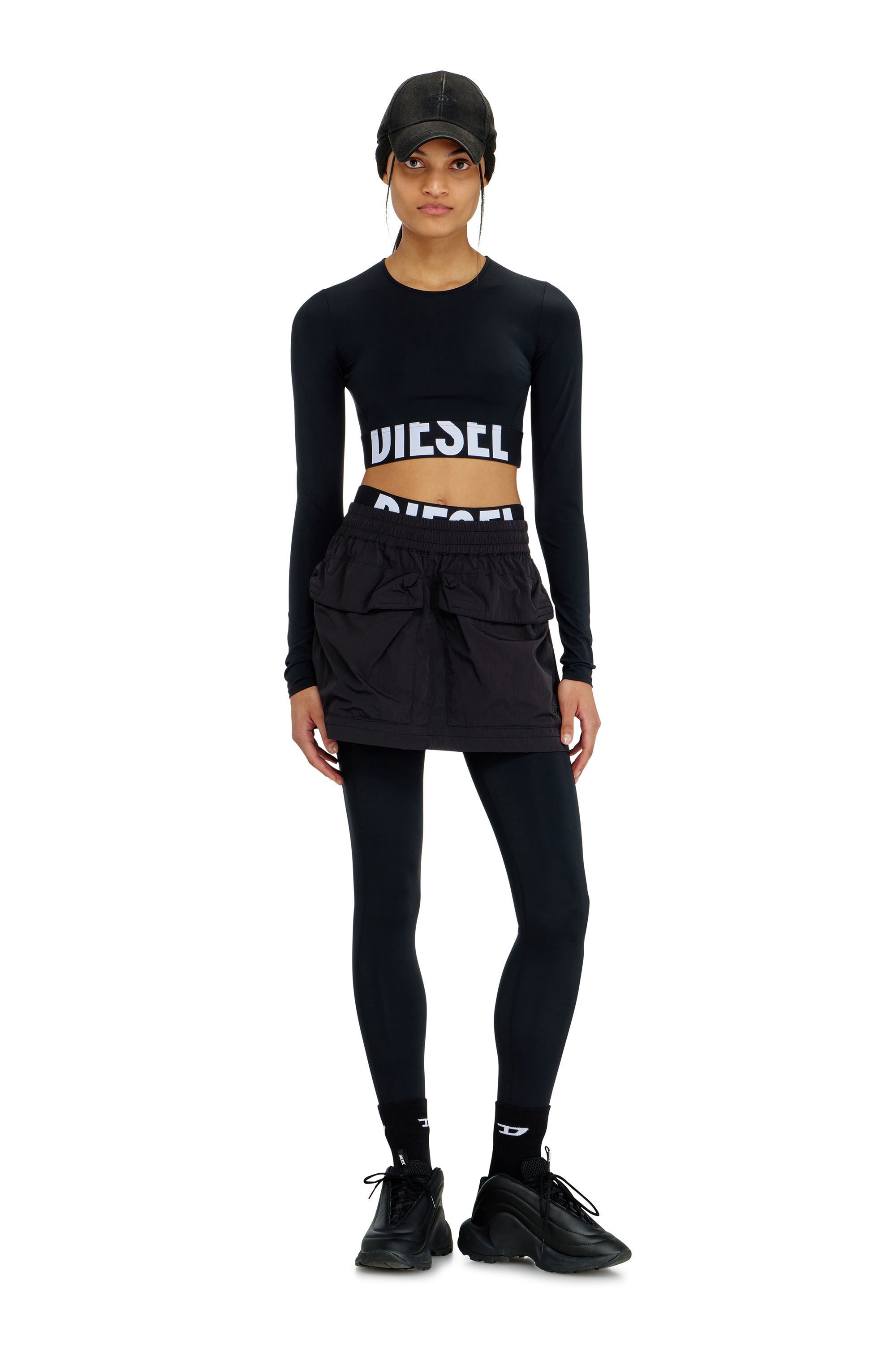 Diesel - ADELINE-D-POP, Female's レギンス in ブラック - 5