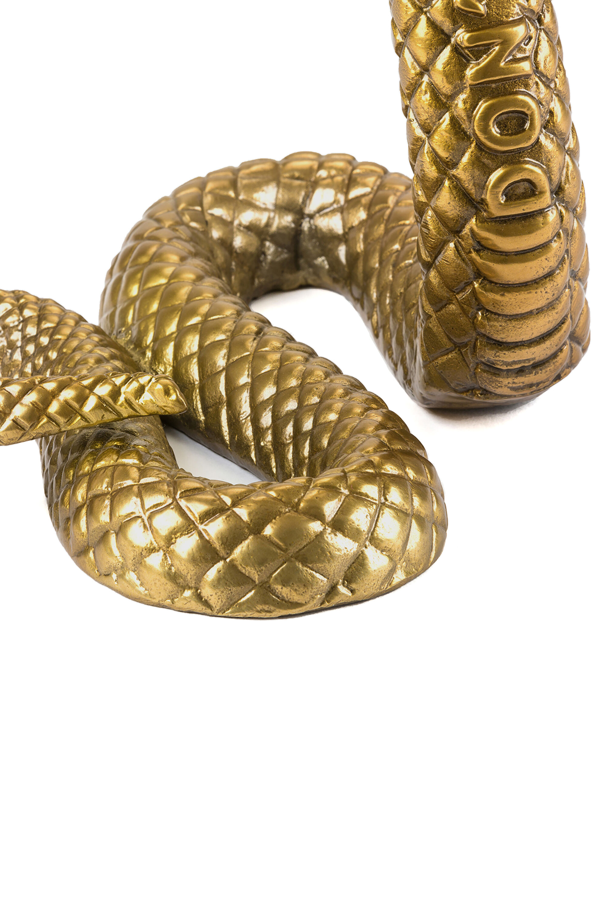 Diesel - 10893 Wunderkammer, Unisex's "Don't Step On Me" Wunderkammer Snake in ゴールド - 4
