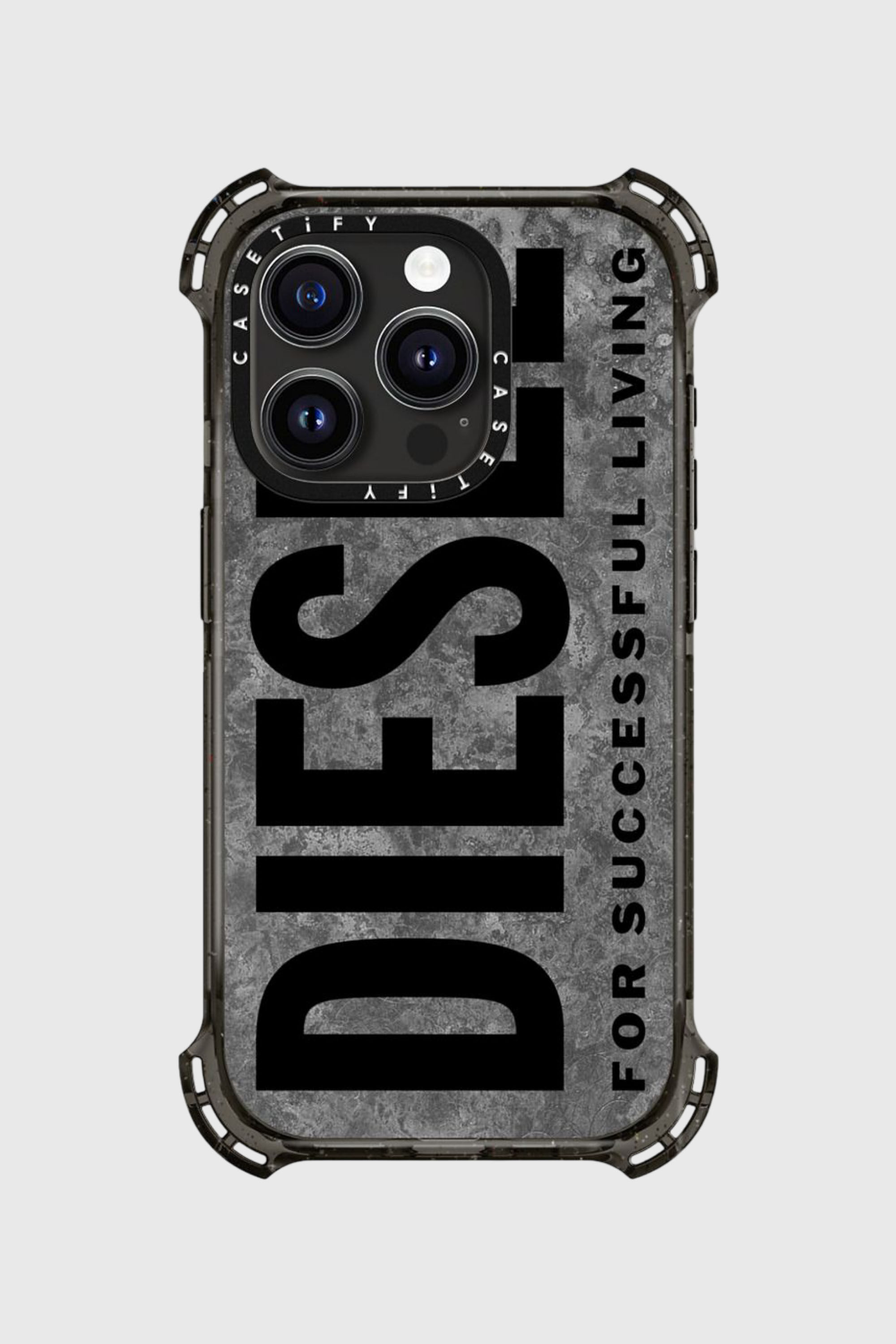 Diesel - 60300 CASETIFY MOULDED CASE, Unisex's IPHONE 15 PRO in グレー/ブラック - 6