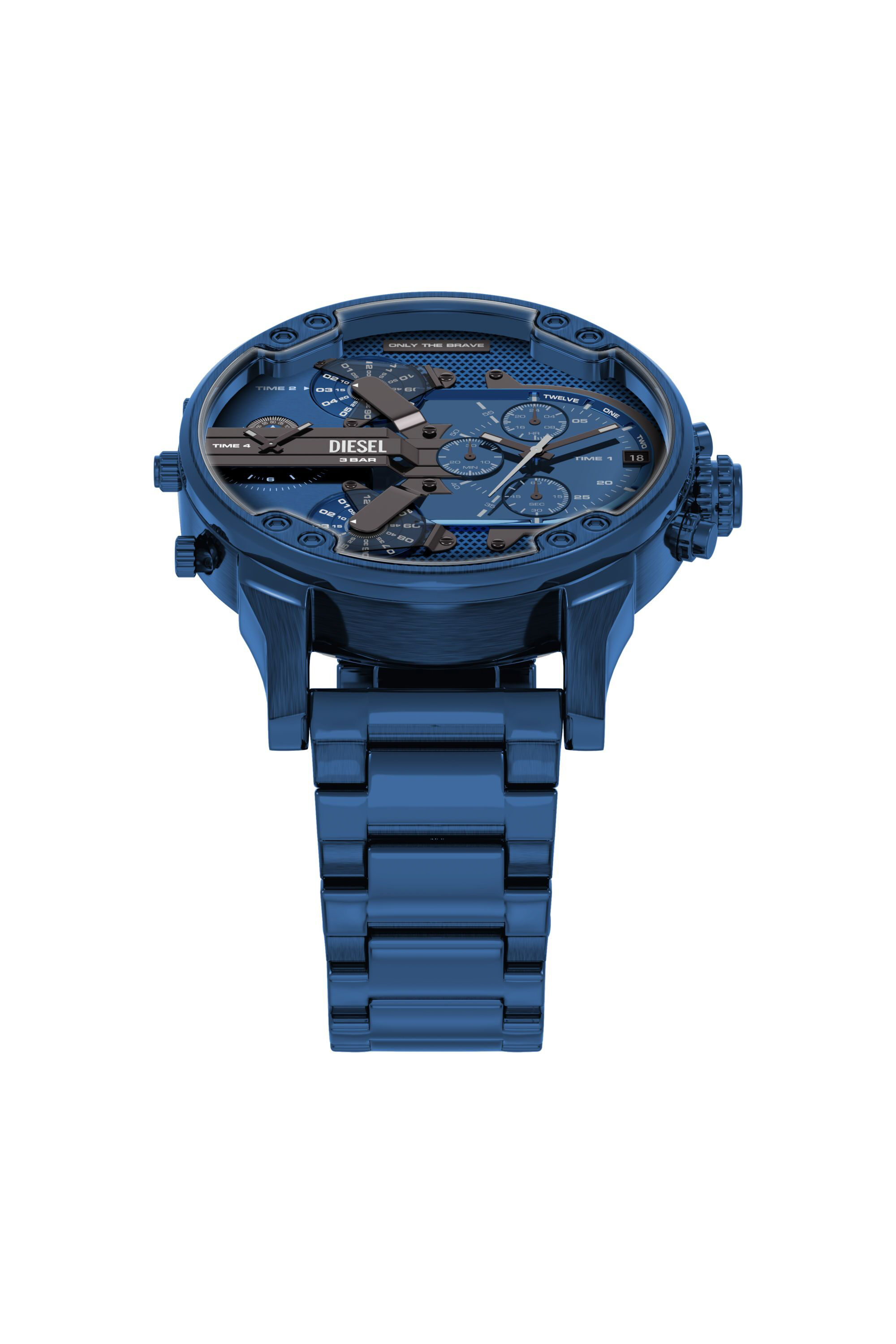 DZ7496 WATCH Mr. Daddy 2.0 Blue Stainless Steel Watch｜ブルー