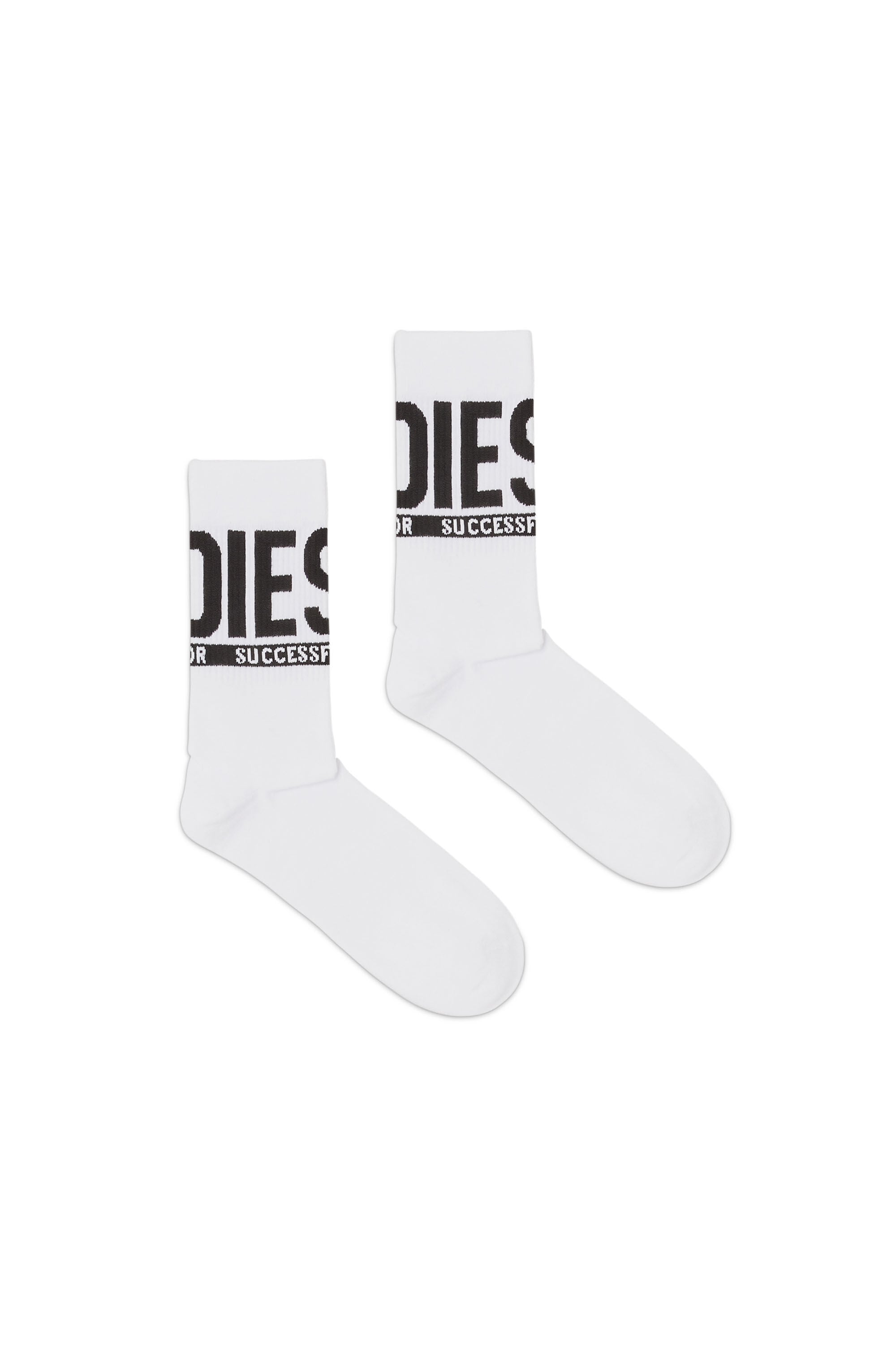 Diesel - SKM-RAY-21,5-SINGLE, Male's ソックス in ホワイト - 1