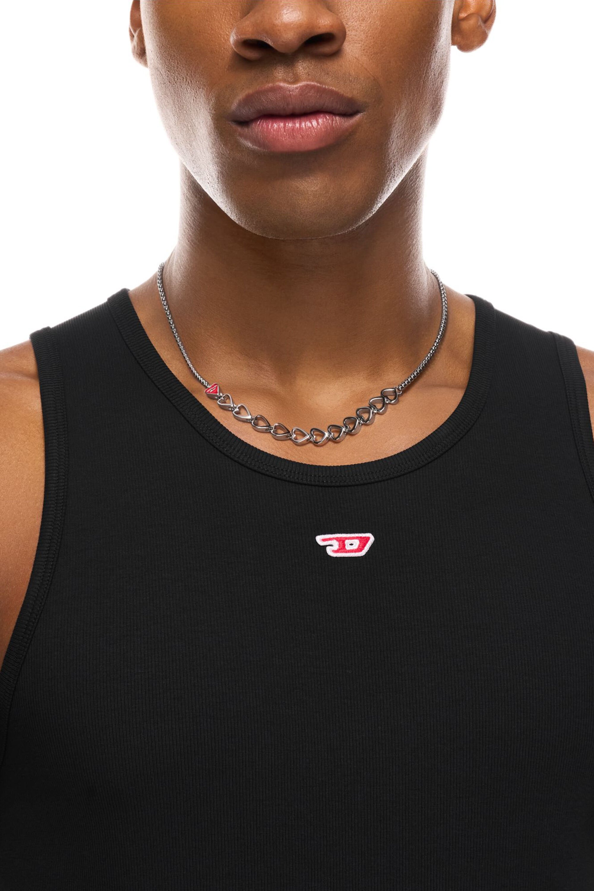 Diesel - DX166640 JEWELLERY, Unisex's Stainless Steel Chain Necklace in シルバー - 4