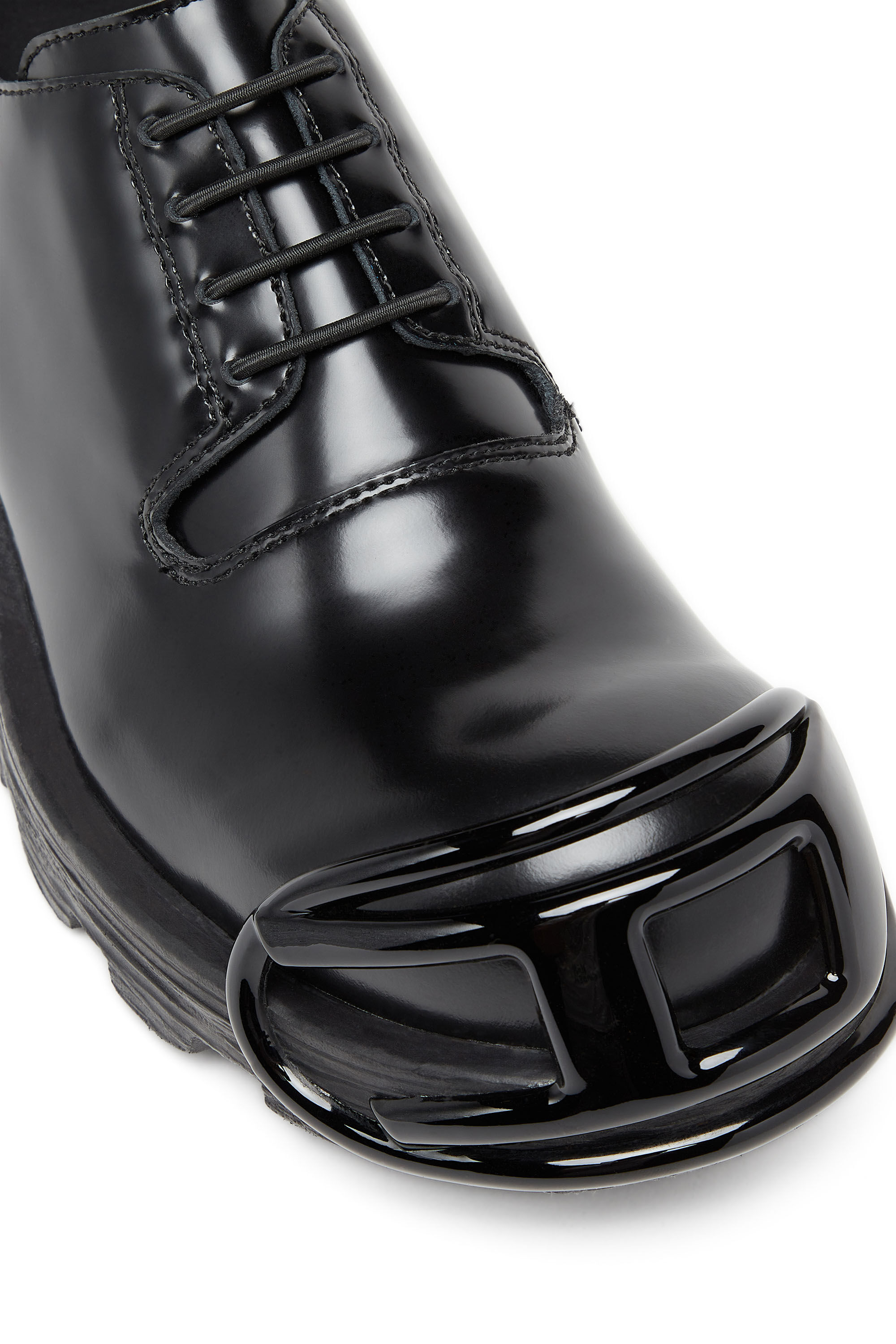 Diesel - D-HAMMER SO D, Male's カウレザーレースアップシューズ in ブラック - 5