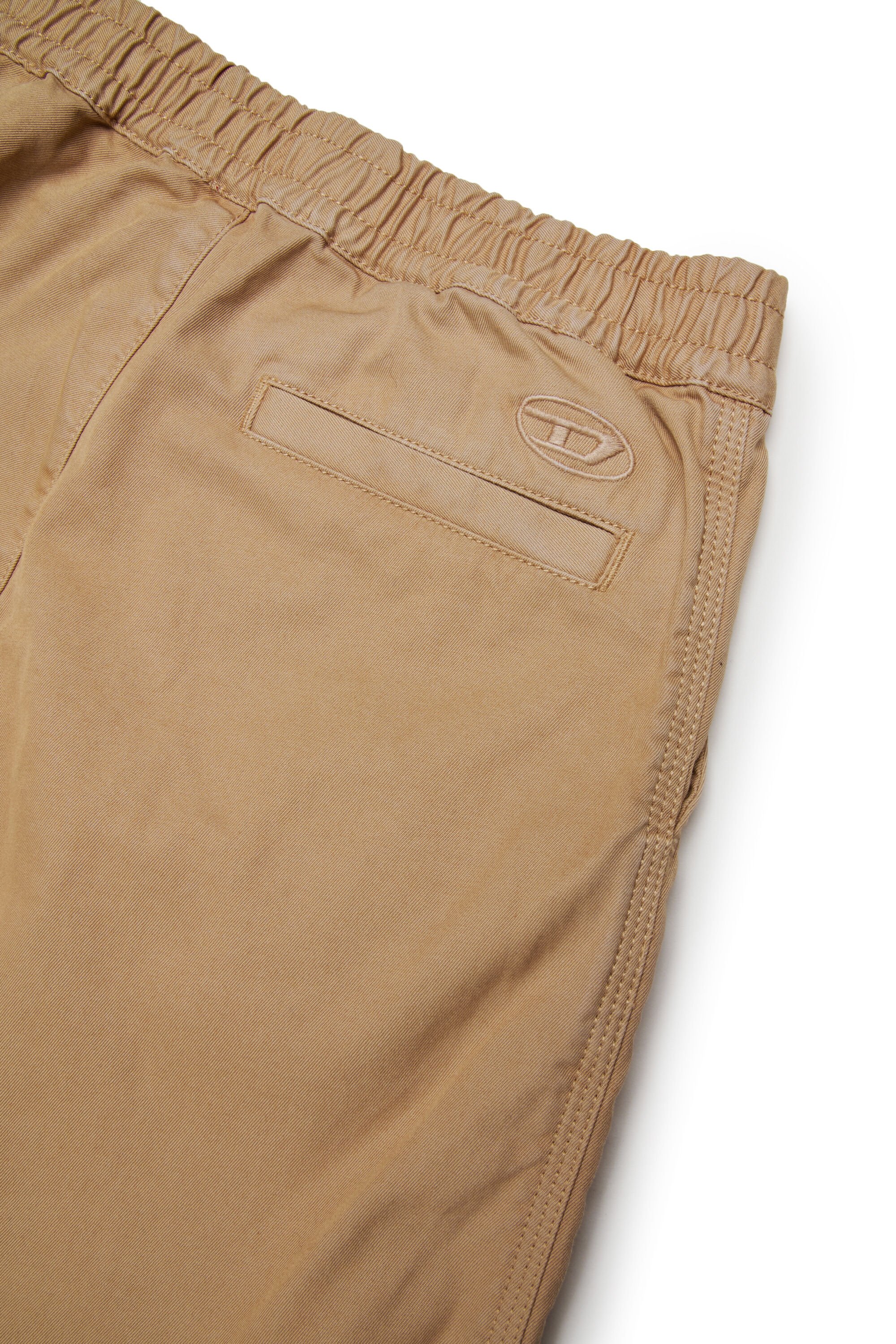 Diesel - PDANZEL, Unisex's Cotton cargo pants with multiple pockets in ライトブラウン - 4