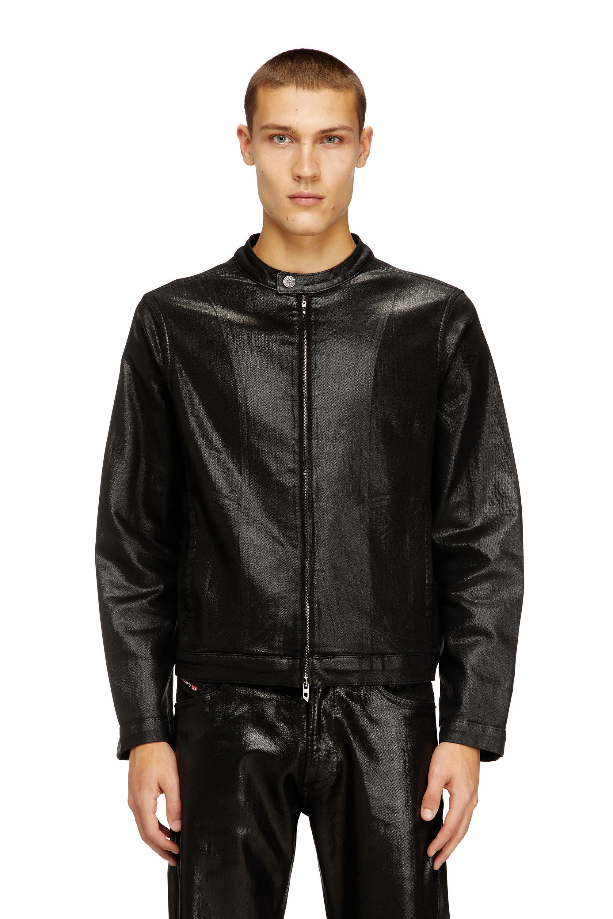 Diesel - D-GLORY JOGG, Male's ジョグ ジャケット in ブラック - 3