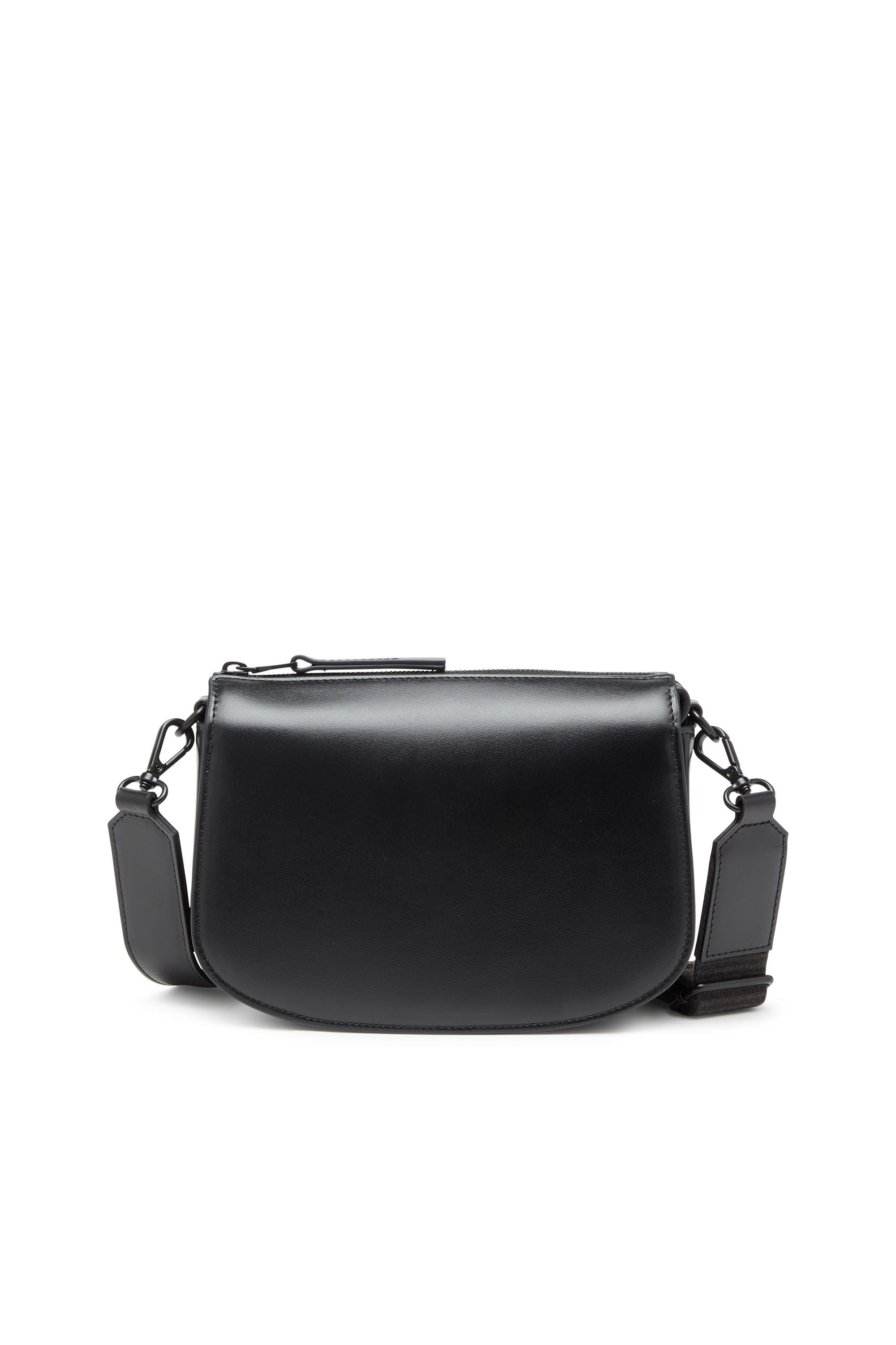 Diesel - 1DR CAMERA BAG, Unisex's 1DR-Camera bag in premium leather in ブラック - 3