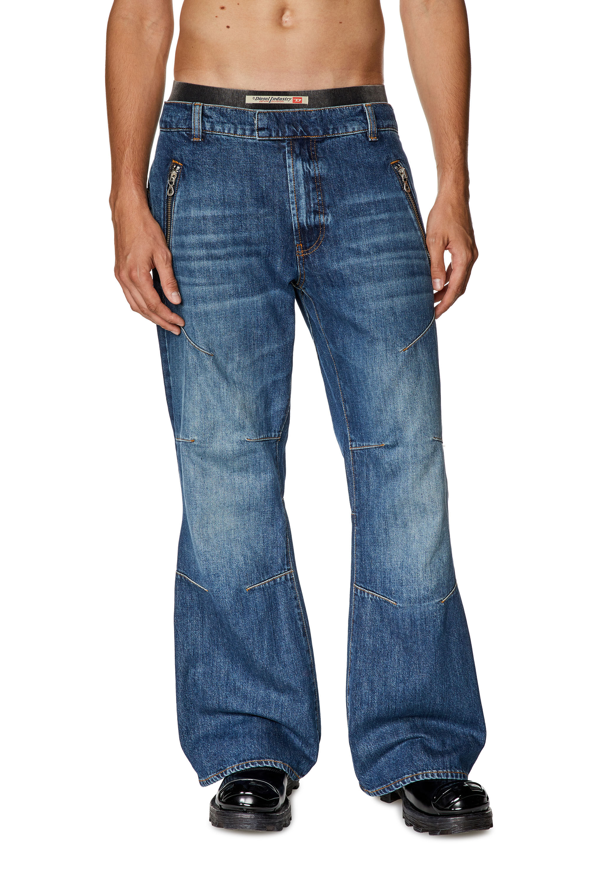 Diesel - Straight Jeans D-Ismis 0HJAW, ダークブルー - Image 3