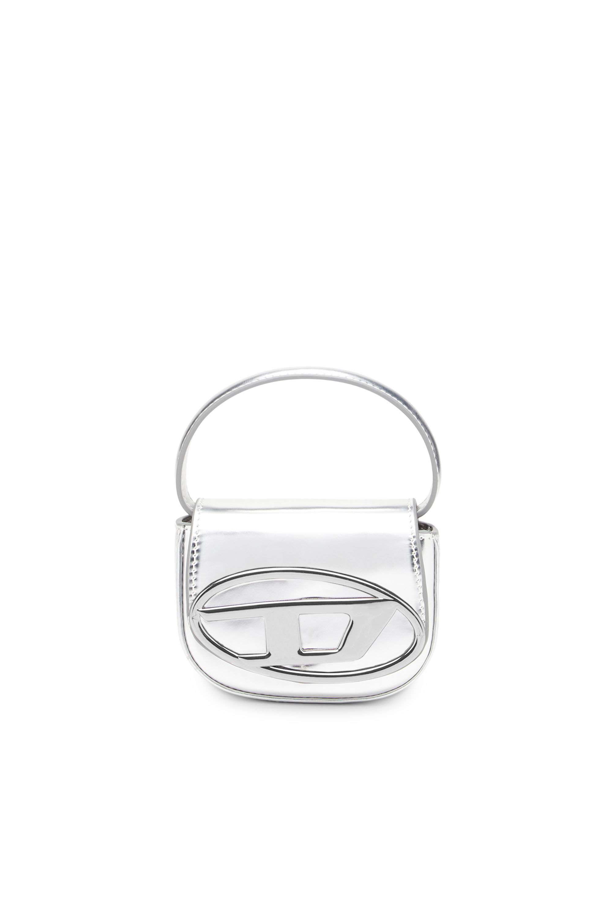 Diesel - 1DR-XS-S, Female's カウレザーショルダーバッグXS in シルバー - 2
