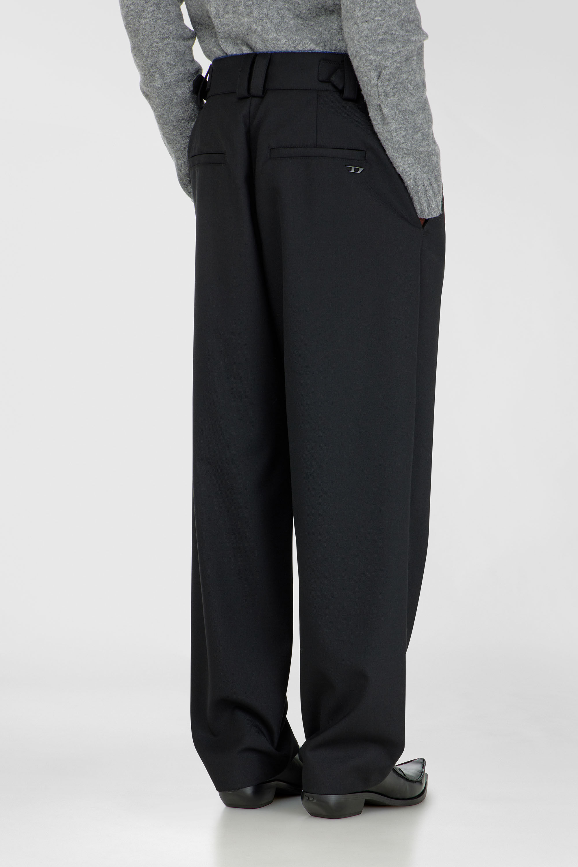 Diesel - P-HIT-COOL, Male's Tailored pants with denim detail in null - 4