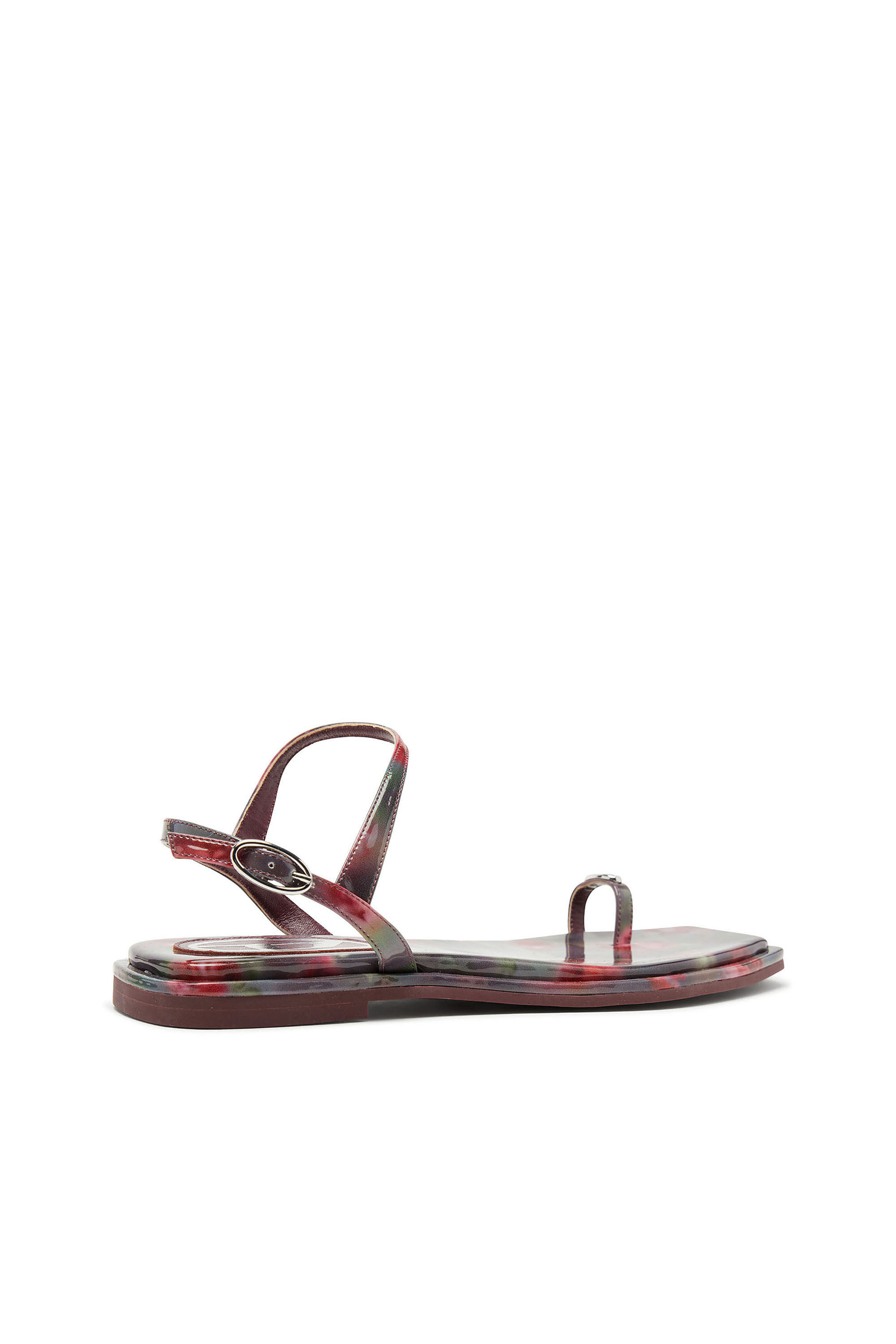 Diesel - D-AMBER INFRA 0, Female's D-Amber - Sandals with all-over print in バイオレット/ピンク - 6