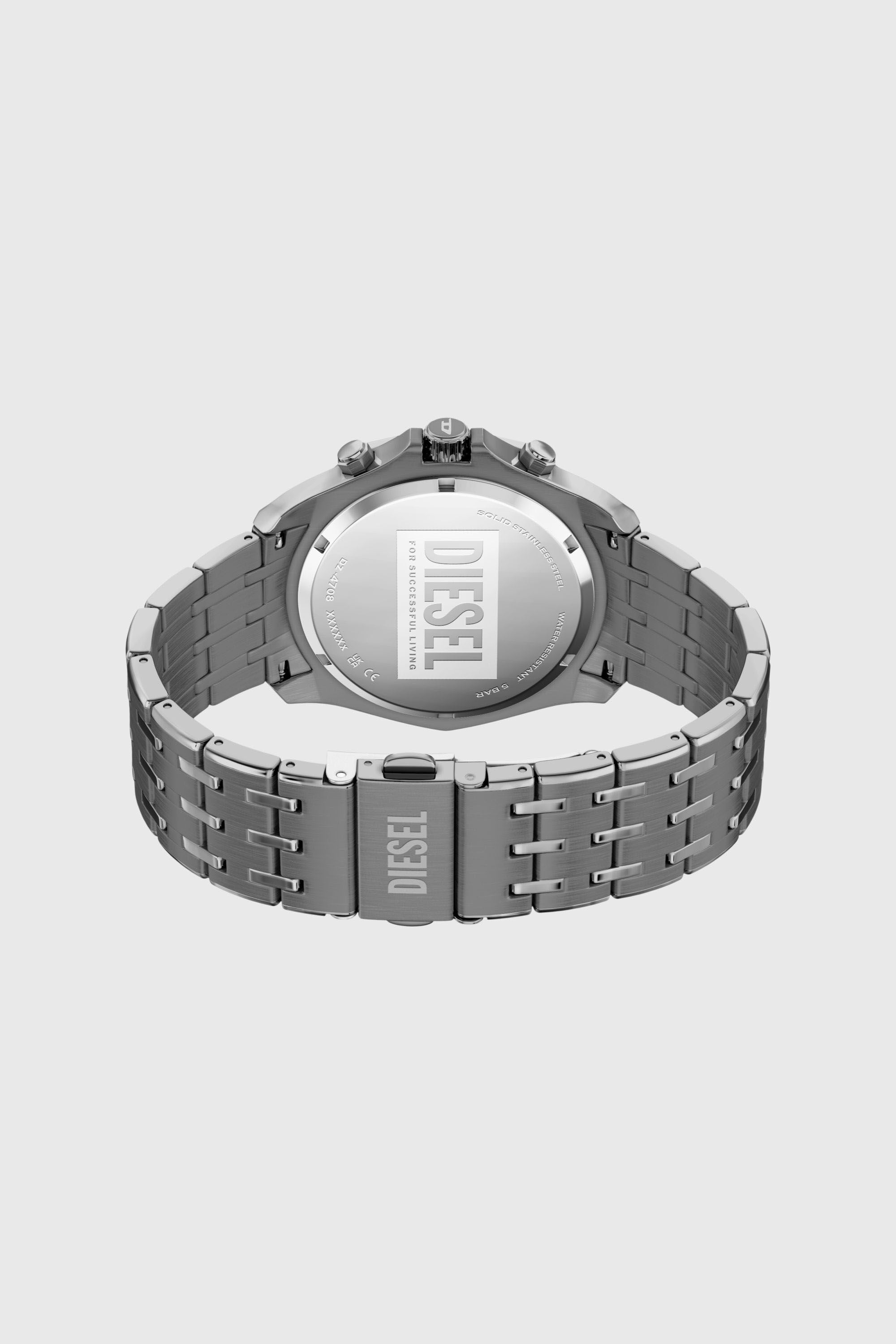 DZ4708 WATCH Spiked stainless steel watch｜グレー｜メンズ｜DIESEL