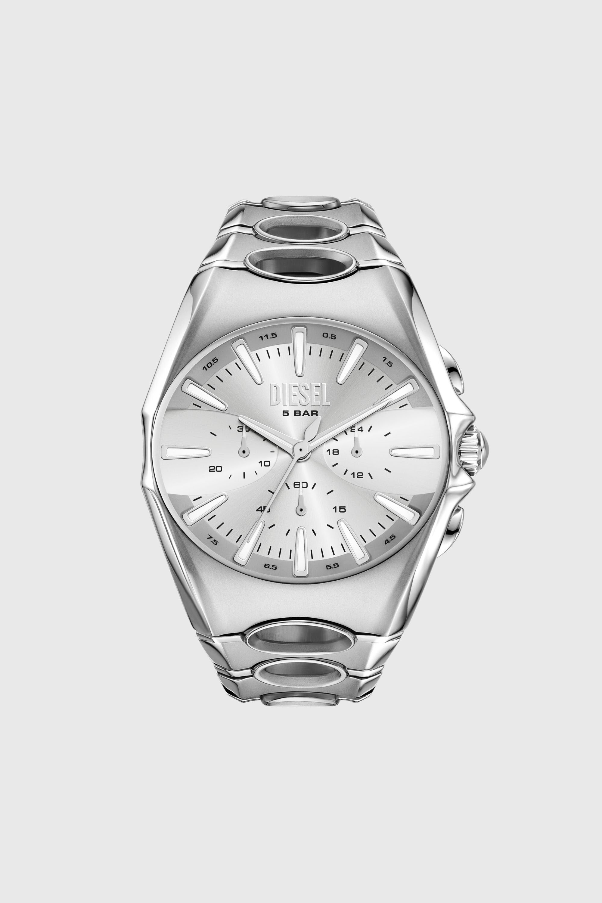 です。 DZ4694 WATCH D-Curve stainless steel watch｜シルバー｜メンズ｜DIESEL