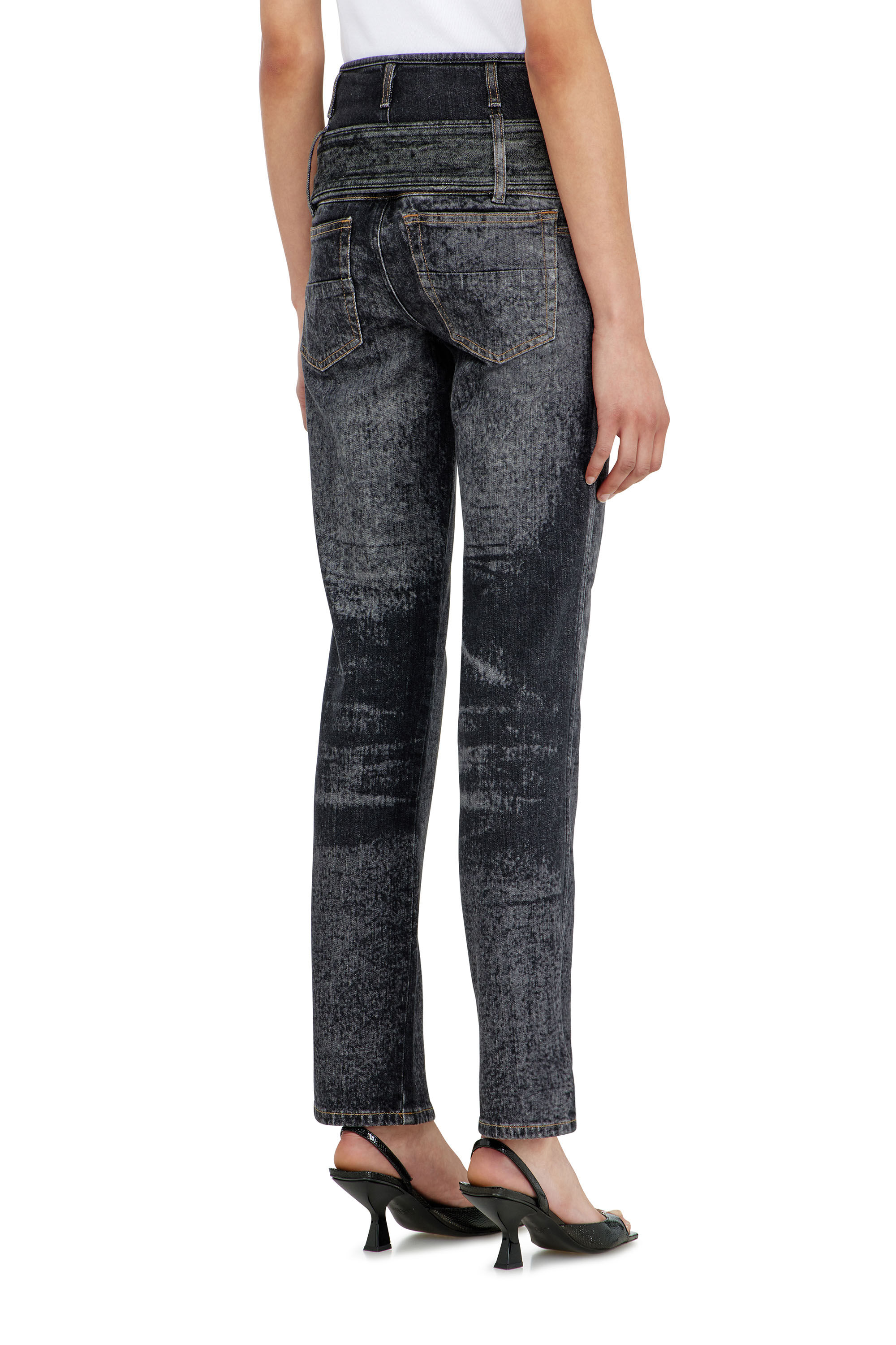 Diesel - Female's Slim Jeans D-Gorina 09Q30, ブラック/ダークグレー - 5