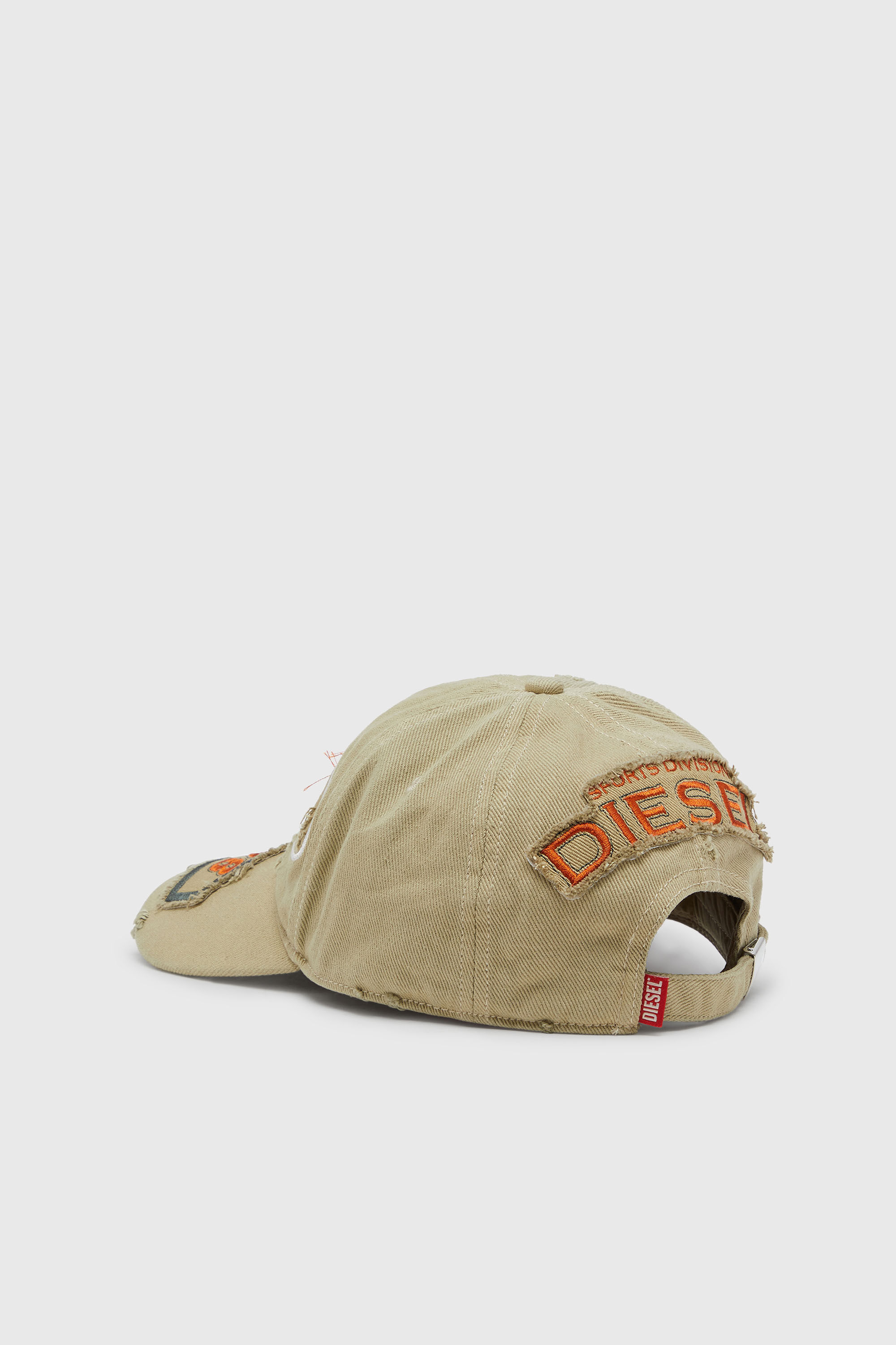 C-BRAFF Baseball cap with embroidered patches｜ブラウン