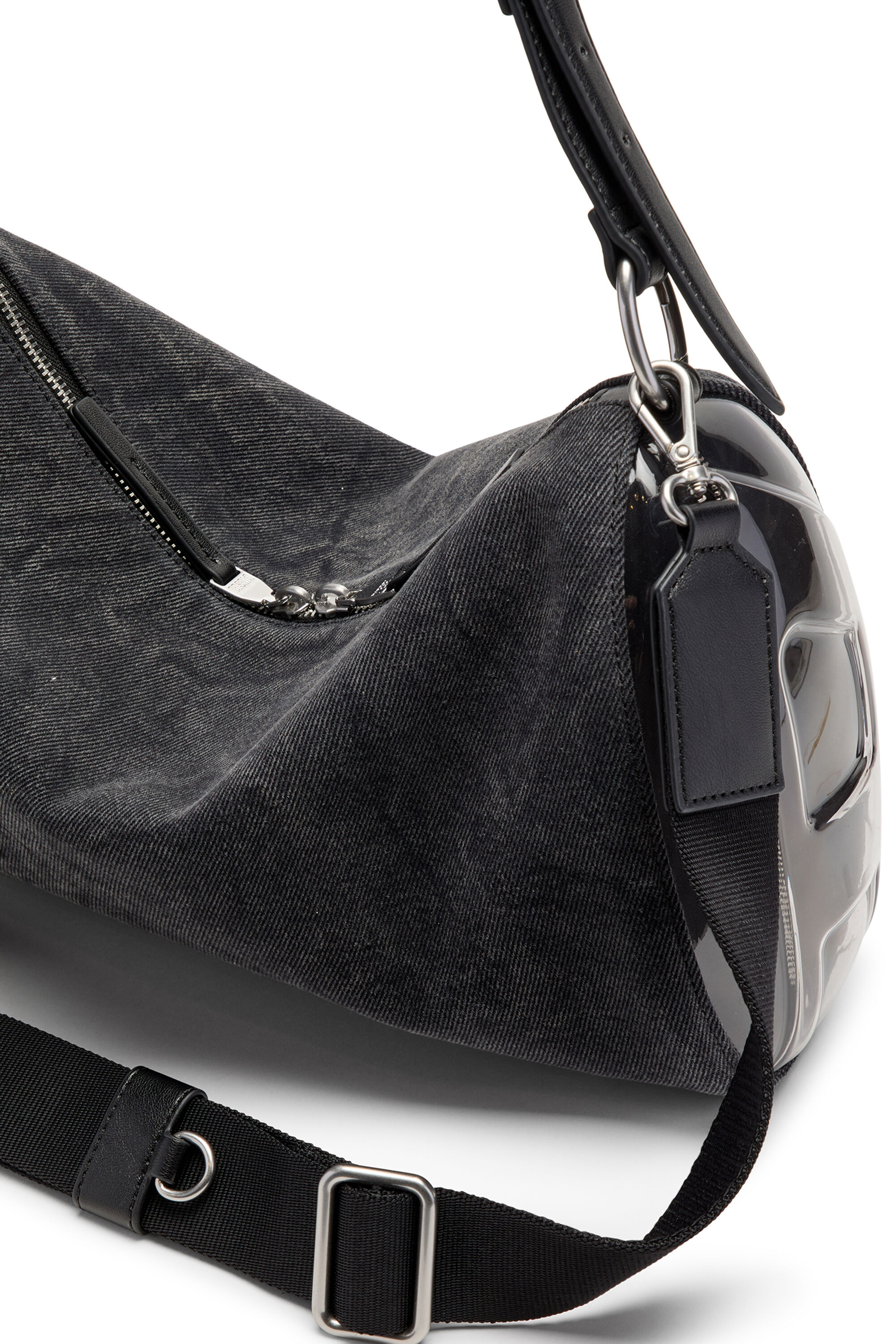 LOAD-D SHOULDER BAG X Load-D-Shoulder bag with transparent Oval D