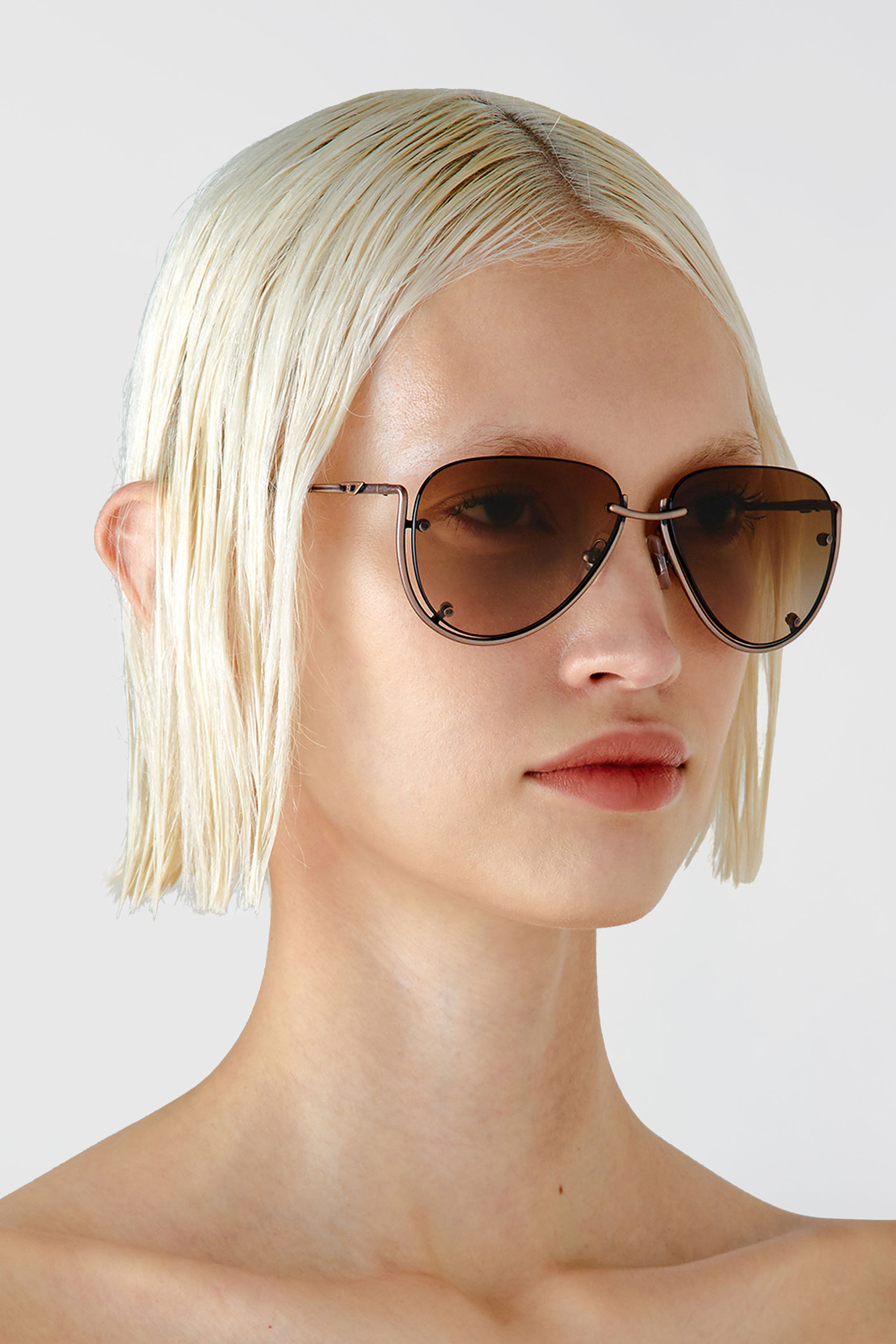 Diesel - 0DL1003, Unisex's サングラス in ブロンズ - 6