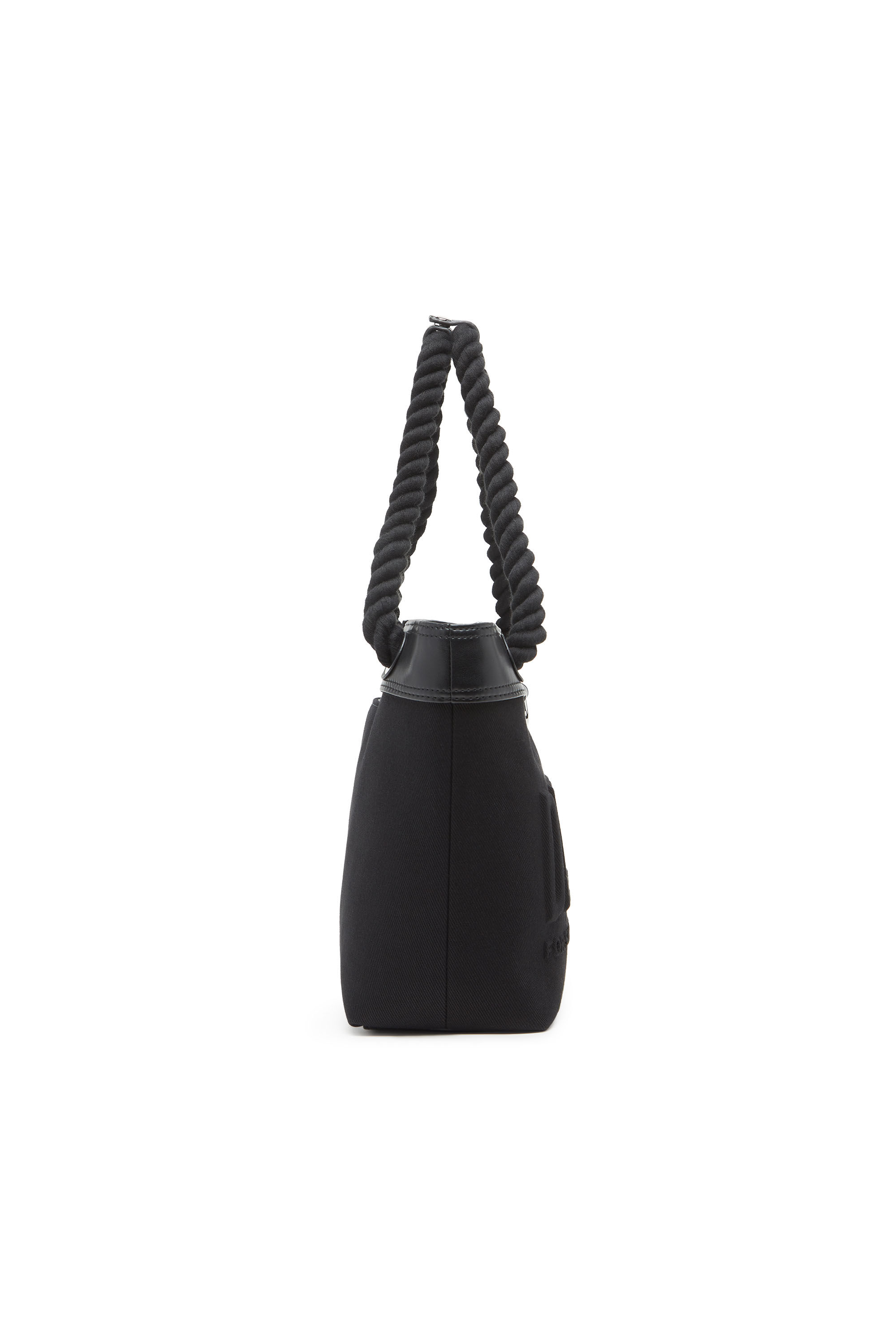 DIESEL ブラックショルダーバッグ DSL 3D SHOPPER XS Dsl 3D-Small shopping bag in Cordura fabric