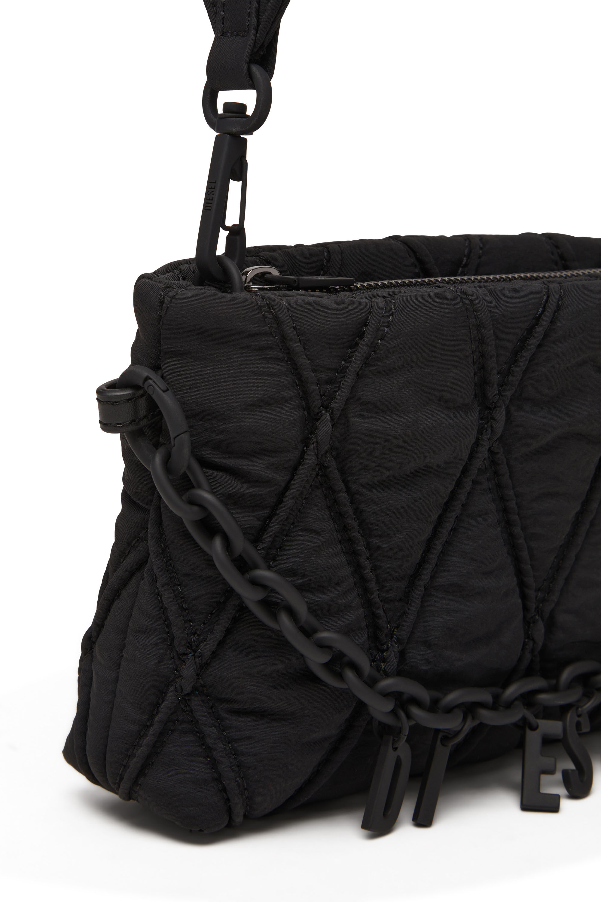 CHARM-D POUCH Pouch in quilted nylon｜ブラック｜ウィメンズ