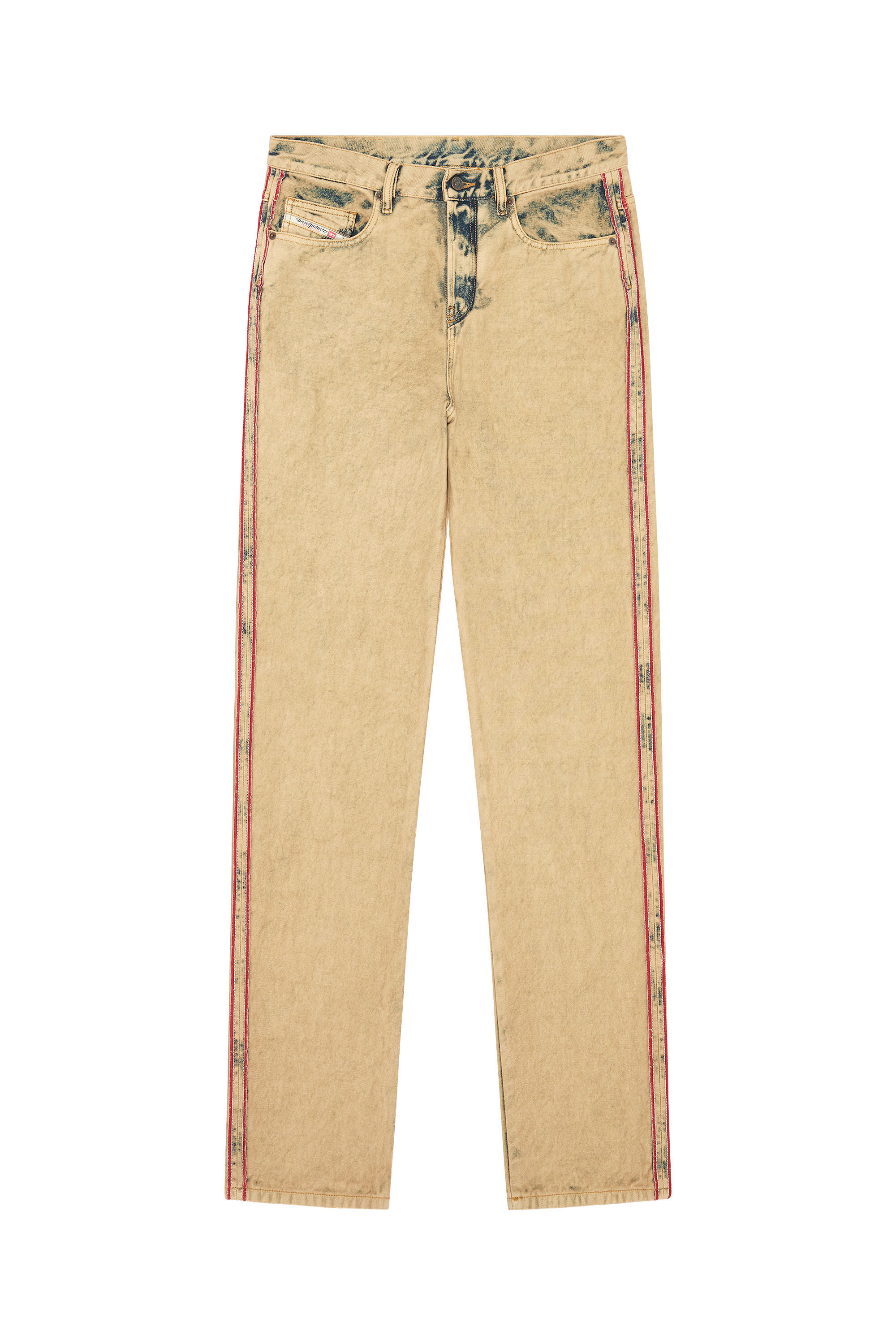 Diesel - Straight Jeans 2020 D-Viker 09F22, Male's 23SS デニムパンツ ストレート レギュラーフィット in ベージュ - 2