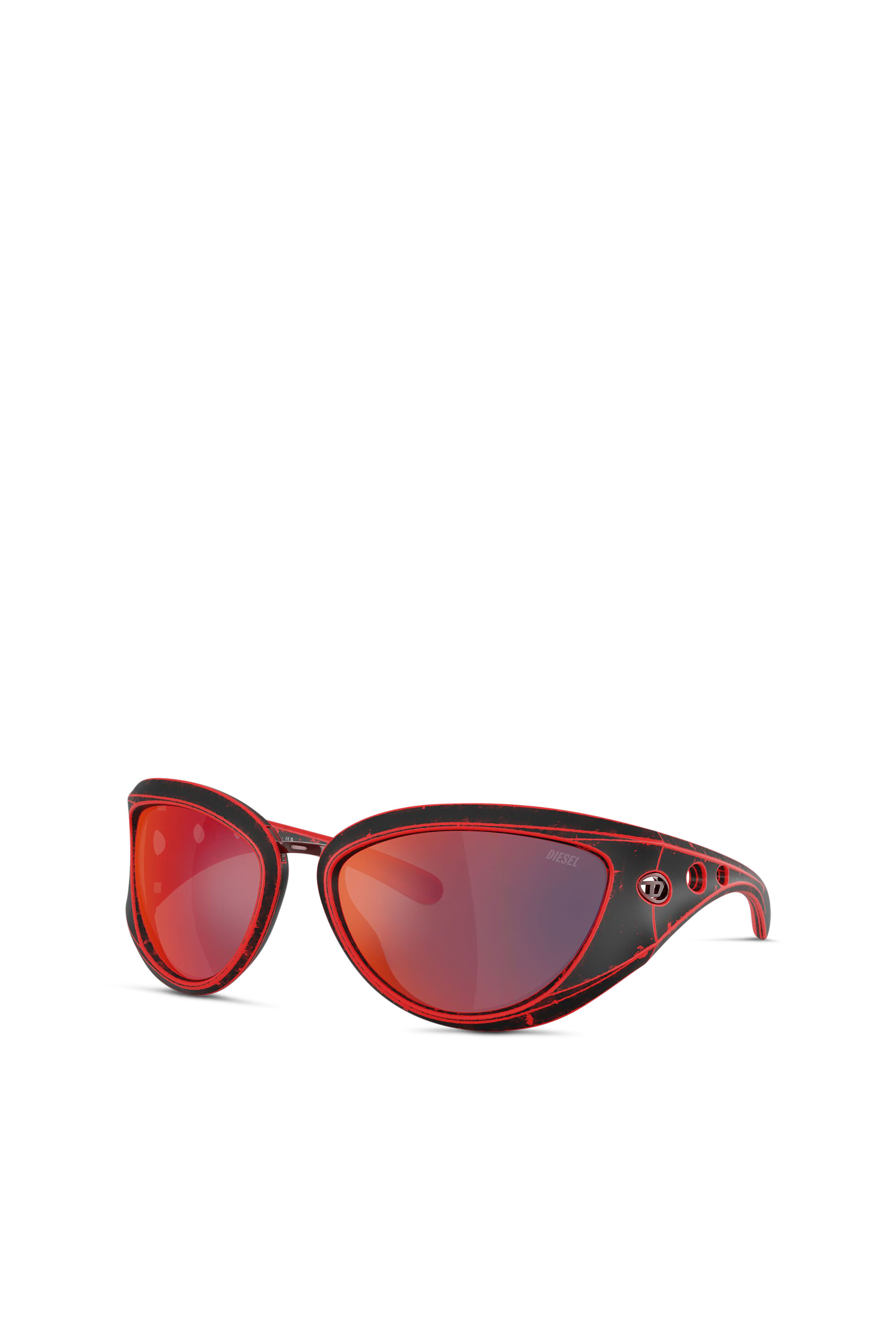 0DL3007U Cat-eye style sunglasses｜レッド｜ウィメンズ｜DIESEL
