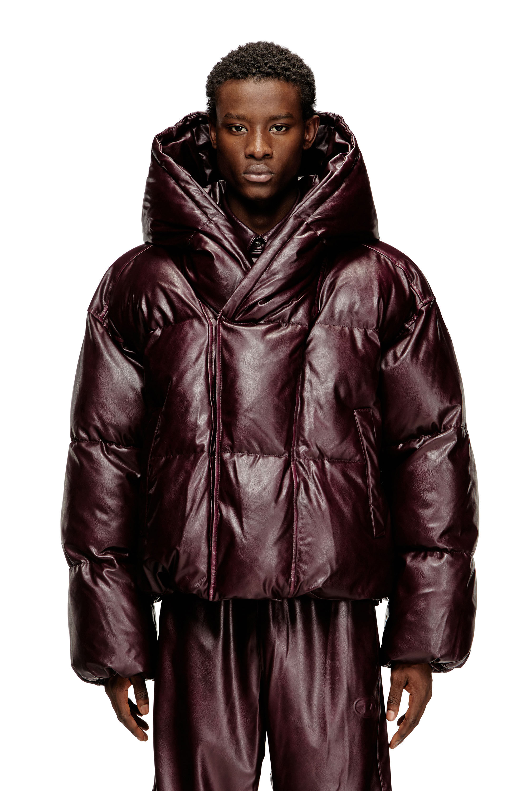 S*様 DIESEL/ディーゼル W-MYLEY フェイクレザ パファージャケッ W-MYLEY パファージャケット｜ブラック｜メンズ｜DIESEL