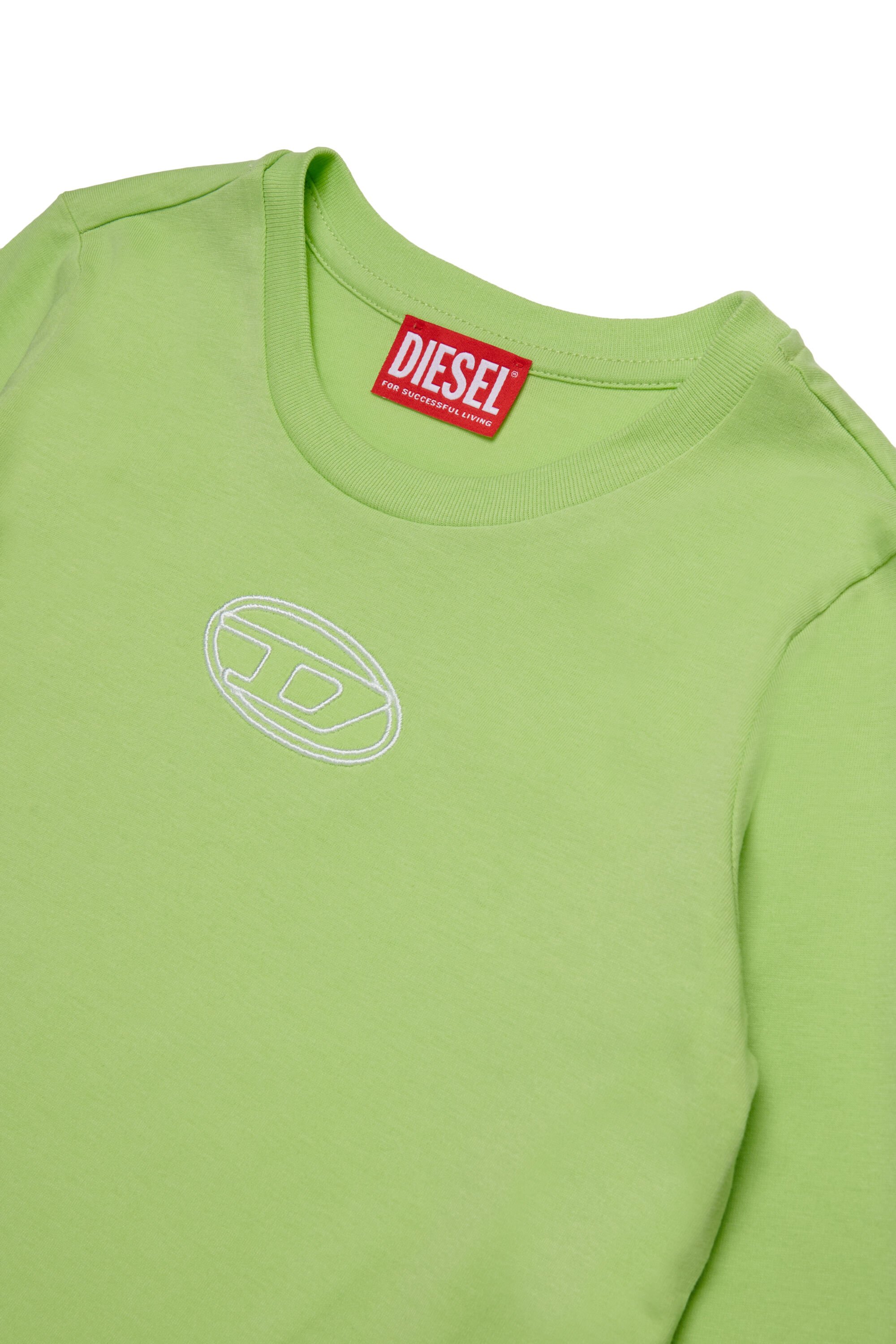 Diesel - TIVALSYLS, Female's 長袖Tシャツ in グリーン - 3