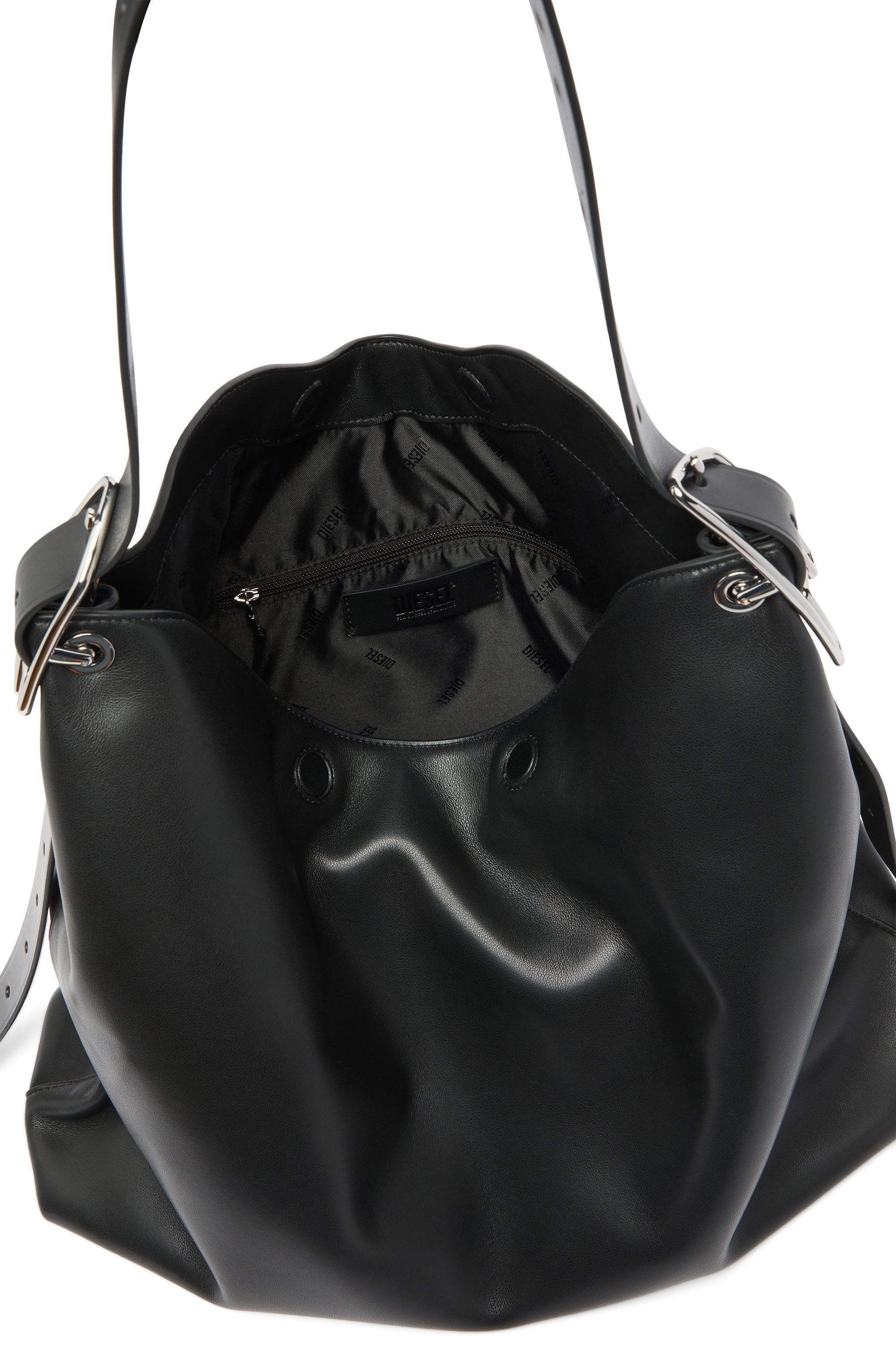 Diesel - D-LINE HOBO L, Female's ホーボーバッグ in ブラック - 6