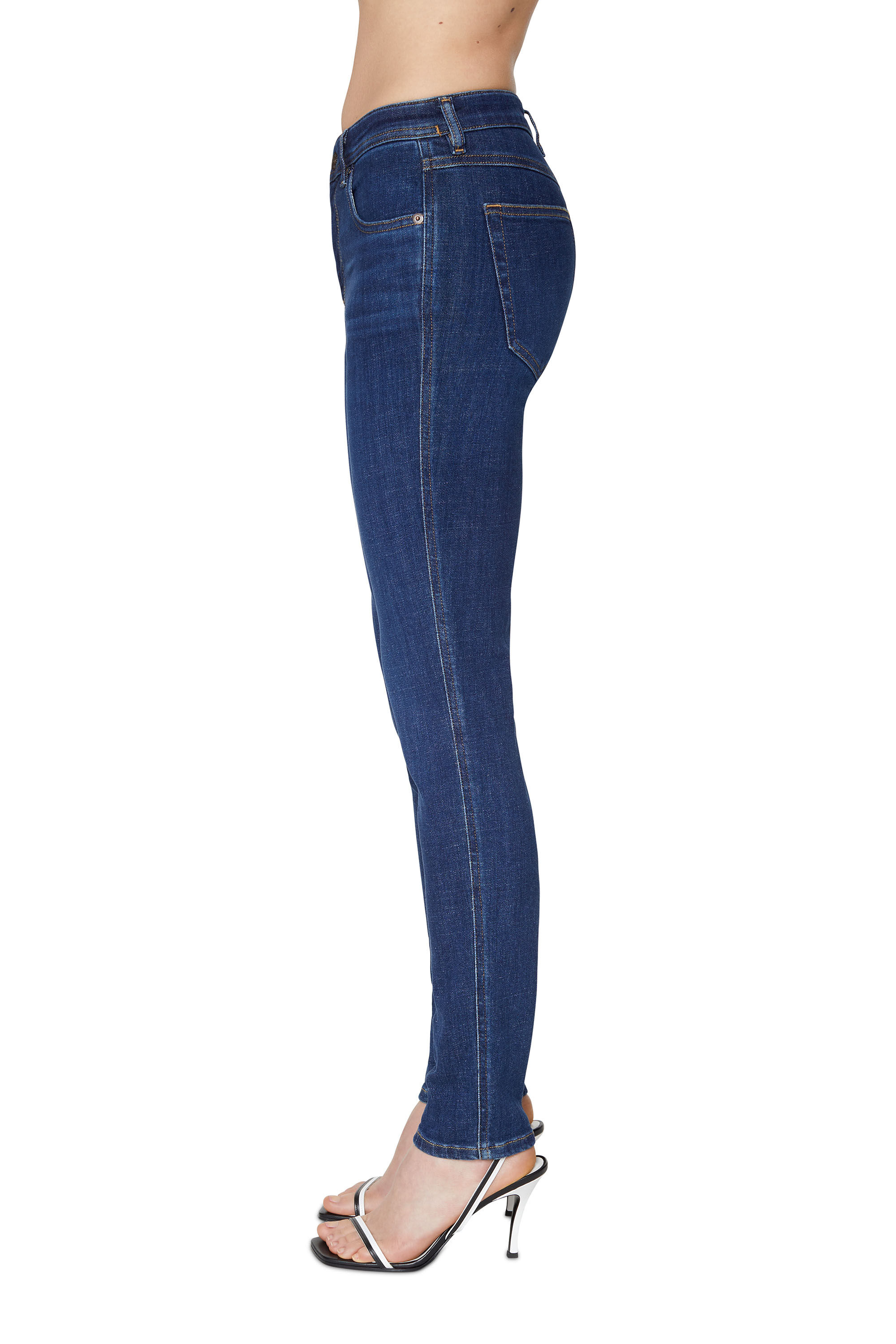 Diesel - Skinny Jeans 2015 Babhila 09C58, ダークブルー - Image 6