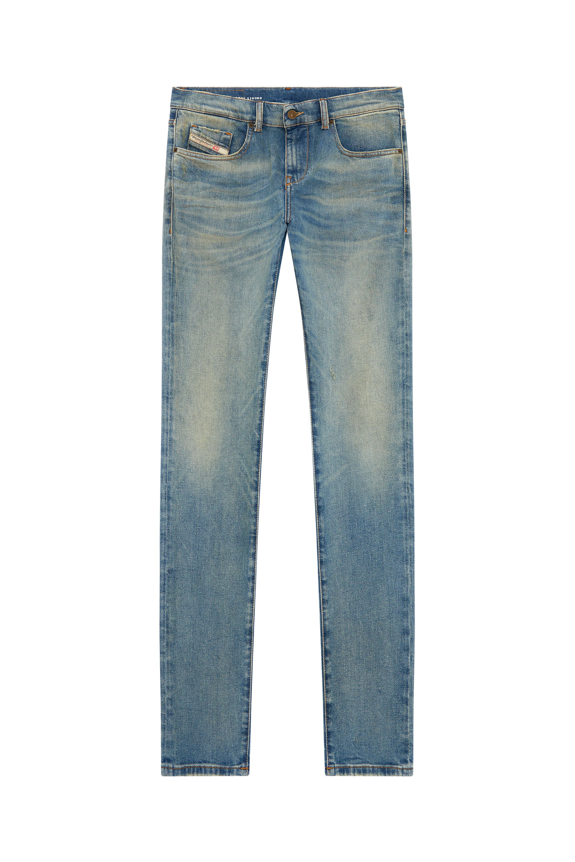 Diesel - Slim Jeans 2019 D-Strukt 09H50, ミディアムブルー - Image 2