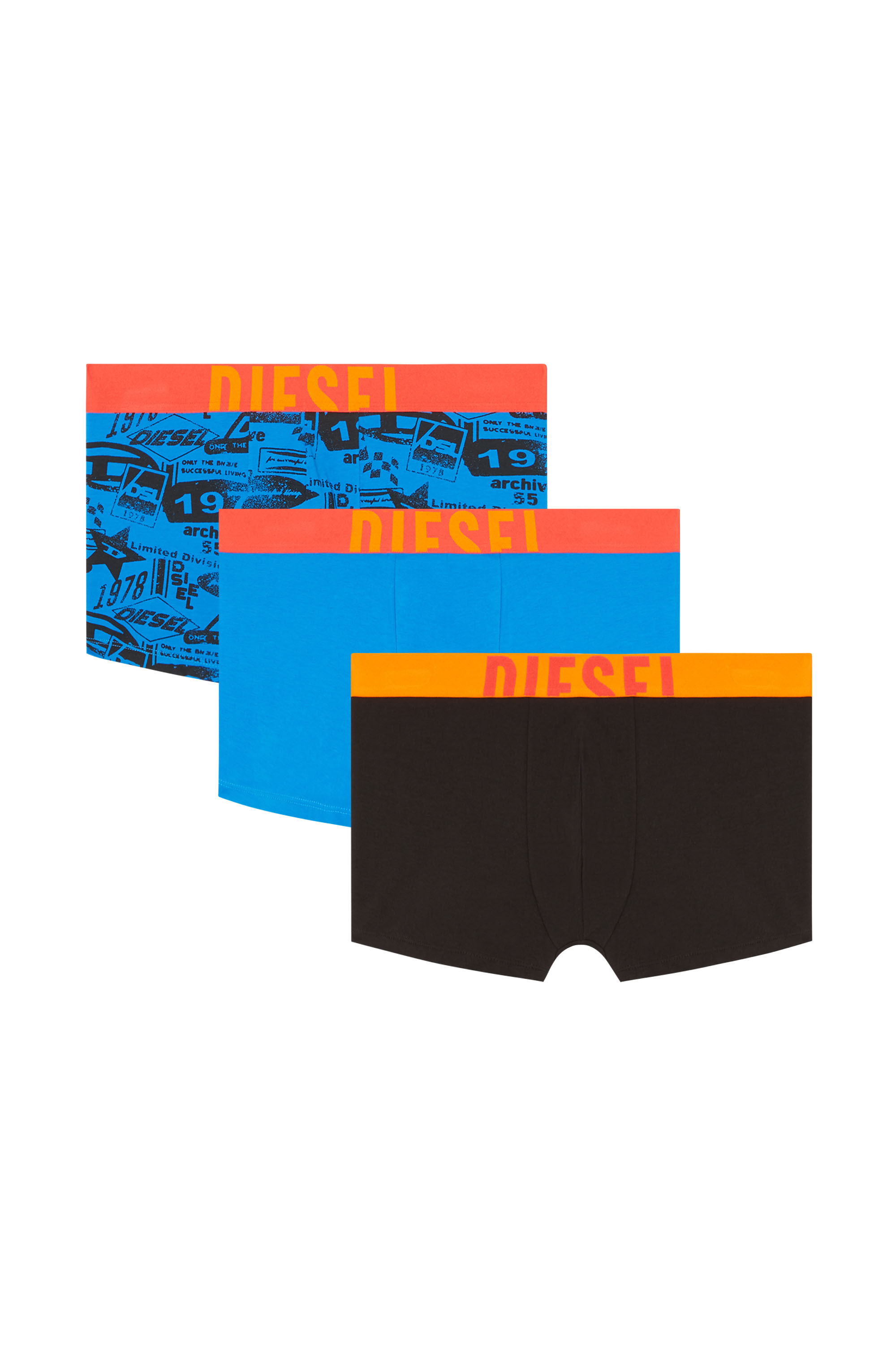 Diesel - DAMIEN-D-POP-3PACK-40, Male's ボクサーパンツ 3枚パック in null - 2