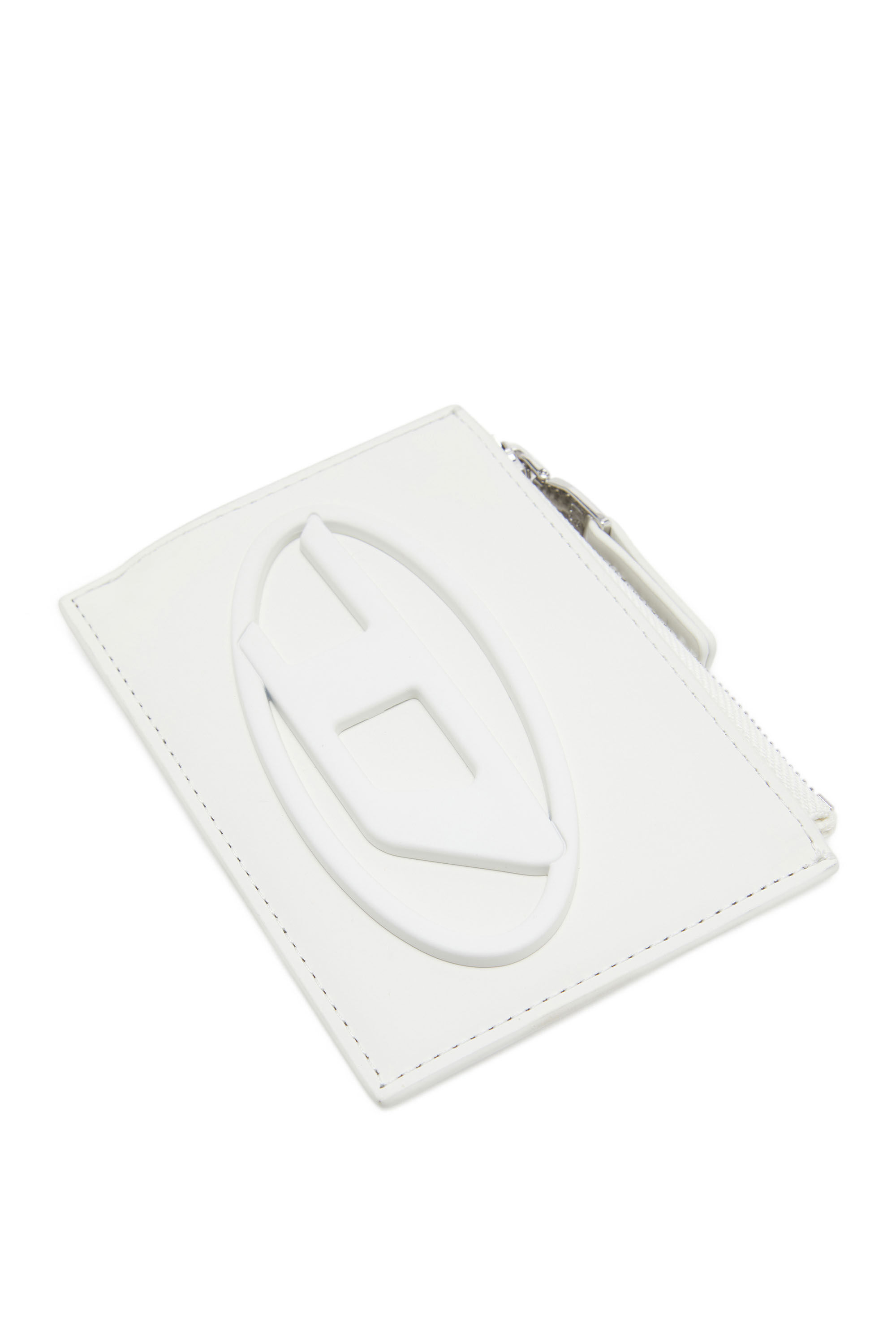 Diesel - 1DR CARD HOLDER I, Female's Card holder in matte leather in ホワイト - 4
