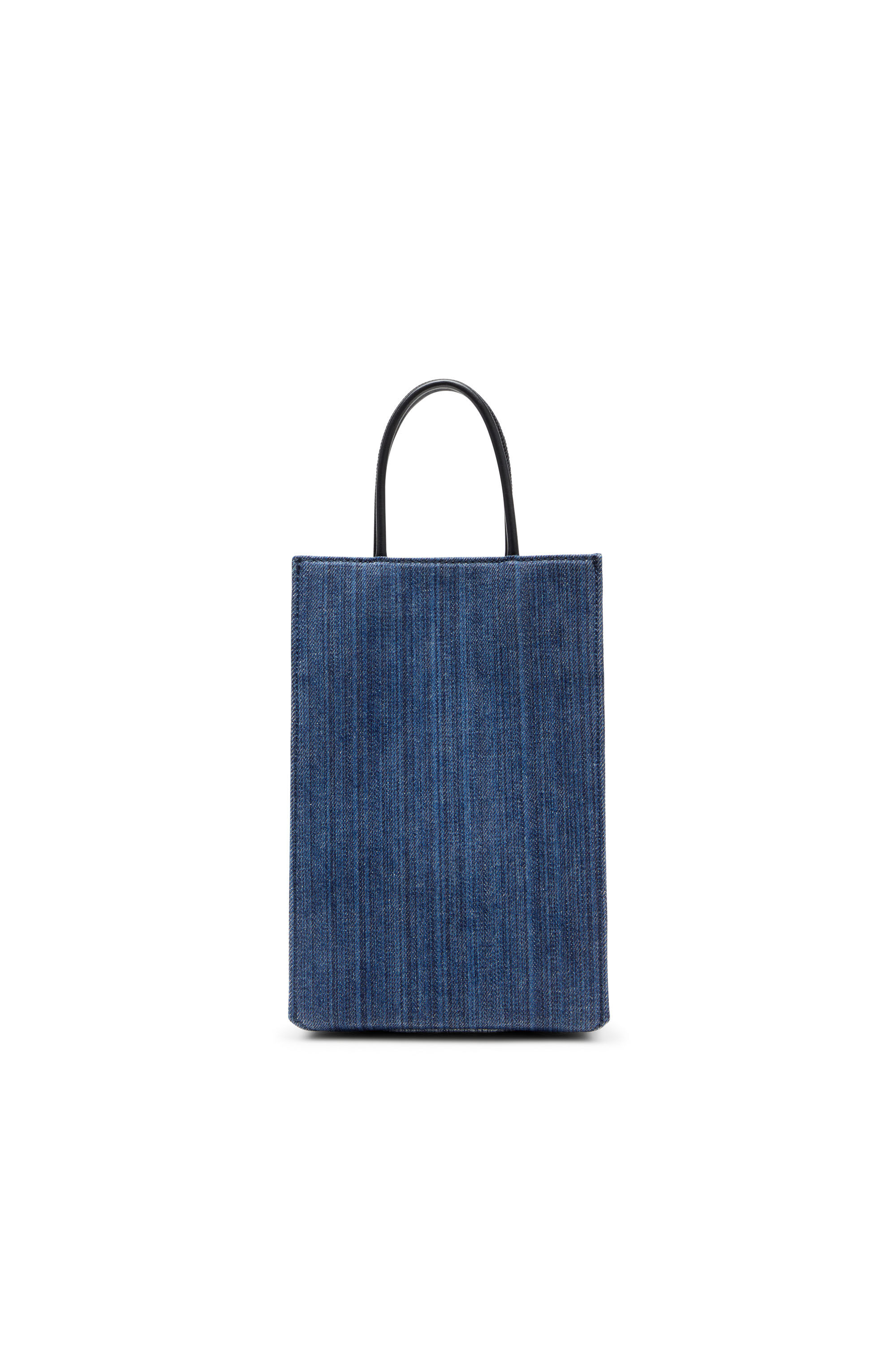Diesel - LES SHOPPERS SHOPPER M X, Male's Les Shoppers-Tote bag in solarised striped denim in ブルー - 4
