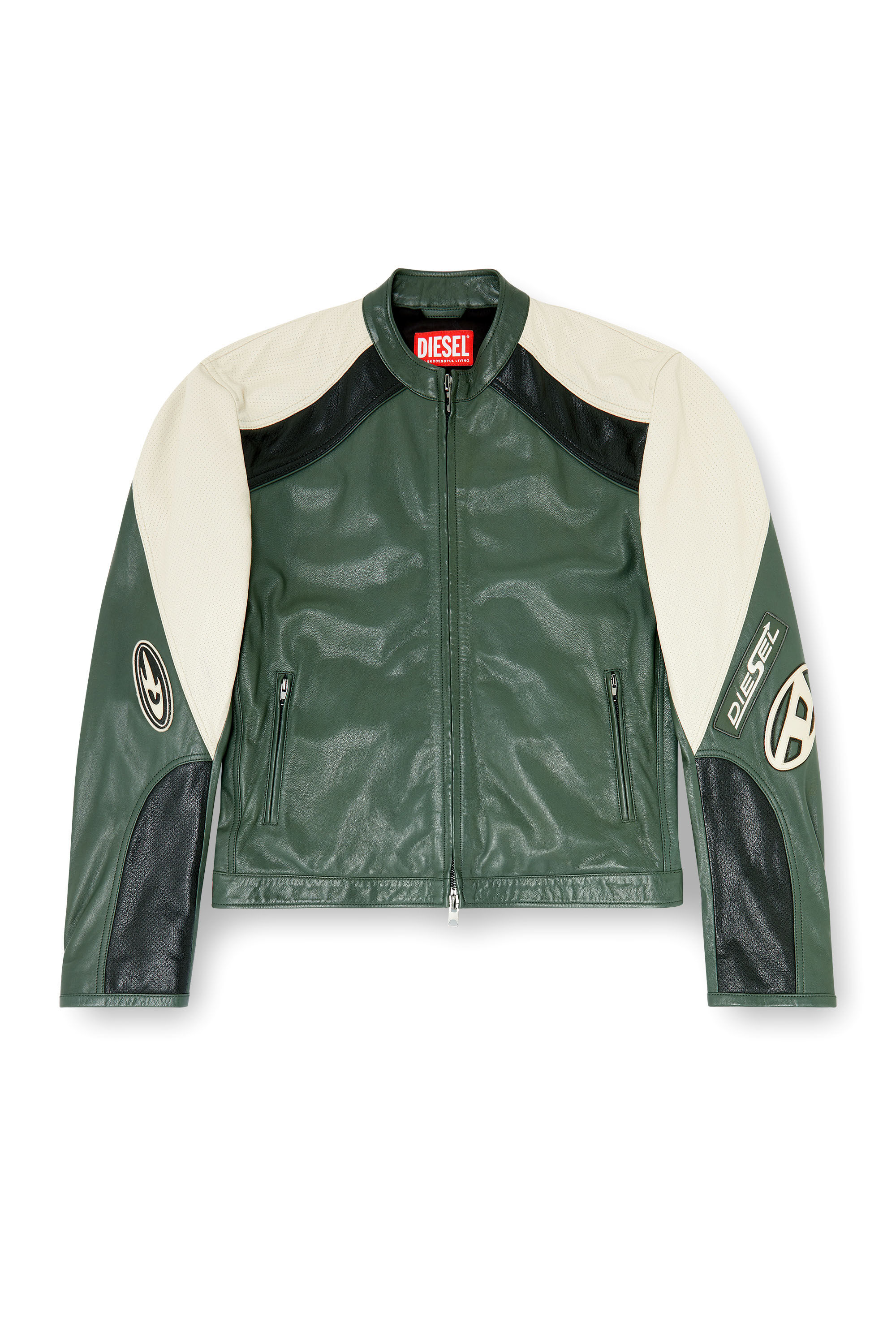 L-AHTI レザージャケット｜マルチカラー｜メンズ｜DIESEL