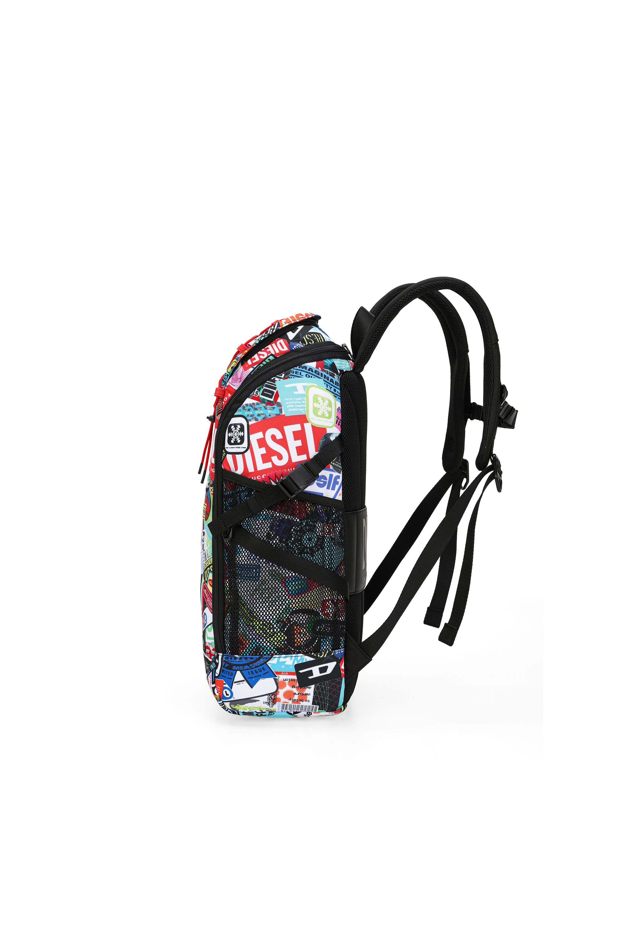 DIESEL PC PRINTED BACKPACK-STICKERS- DSB Multifunctional backpack