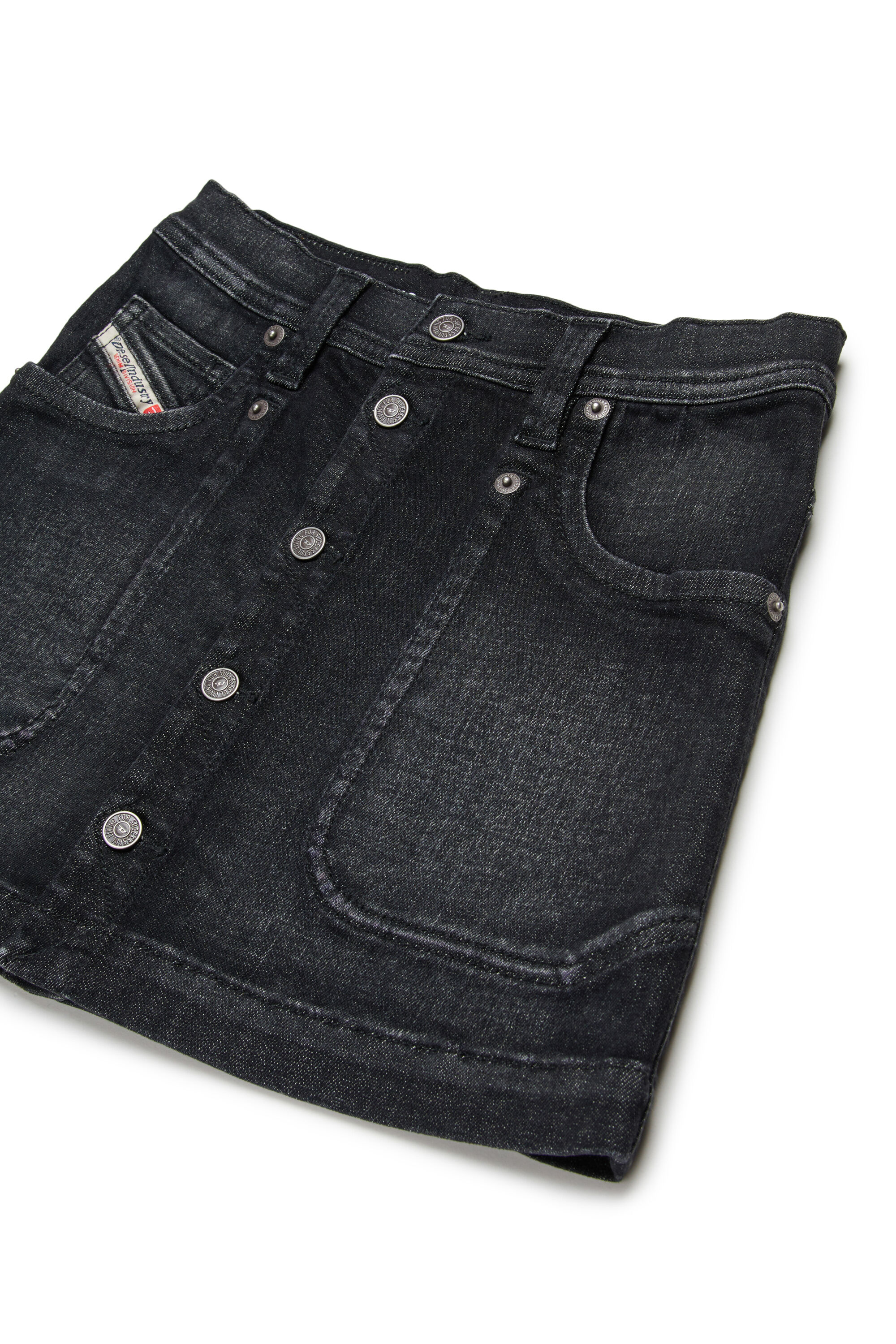 GEALBUS デニムスカート｜ブラック｜ガールズ｜DIESEL