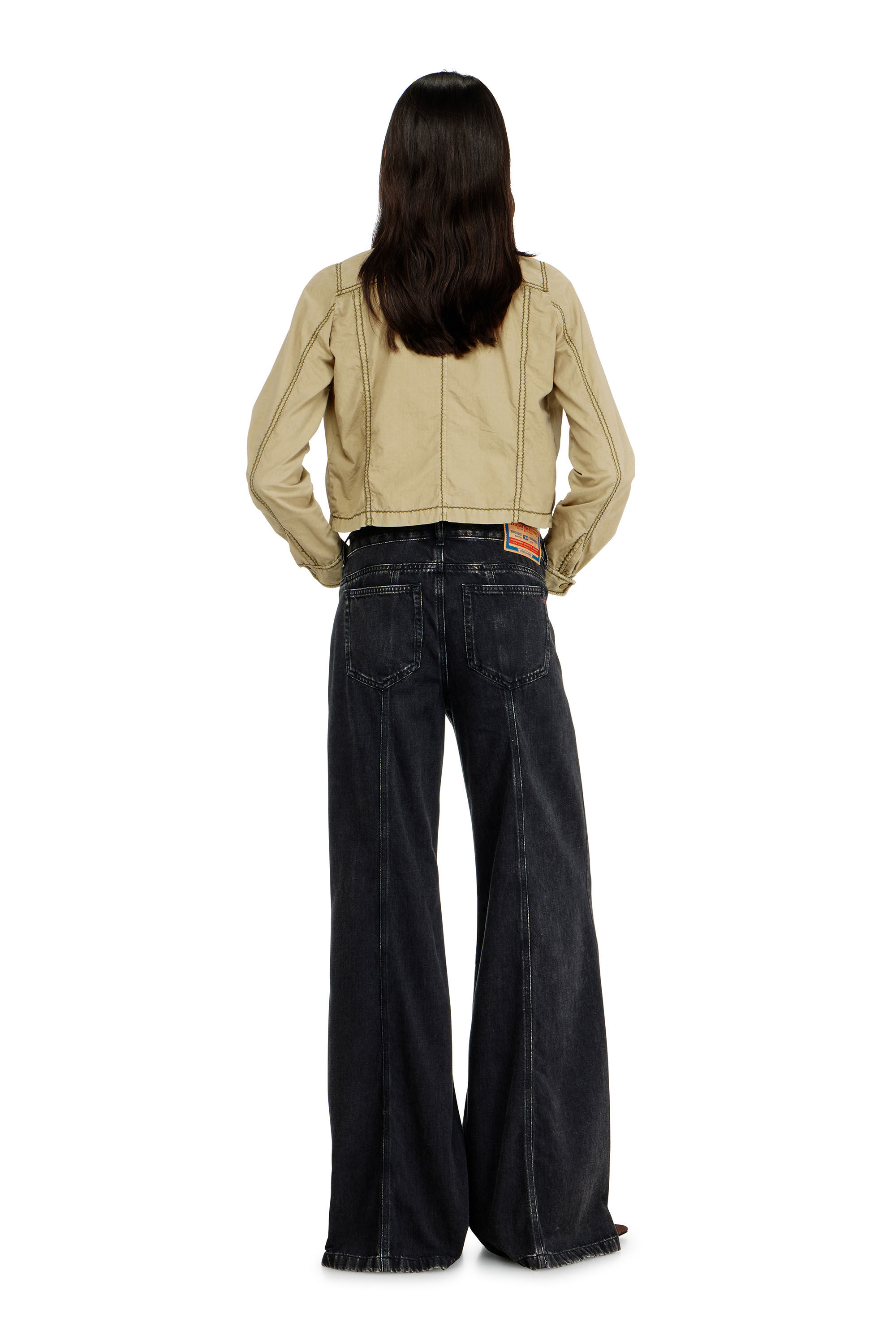 Diesel - Female's Flare Jeans D-Akii 068HN, ブラック/ダークグレー - 3