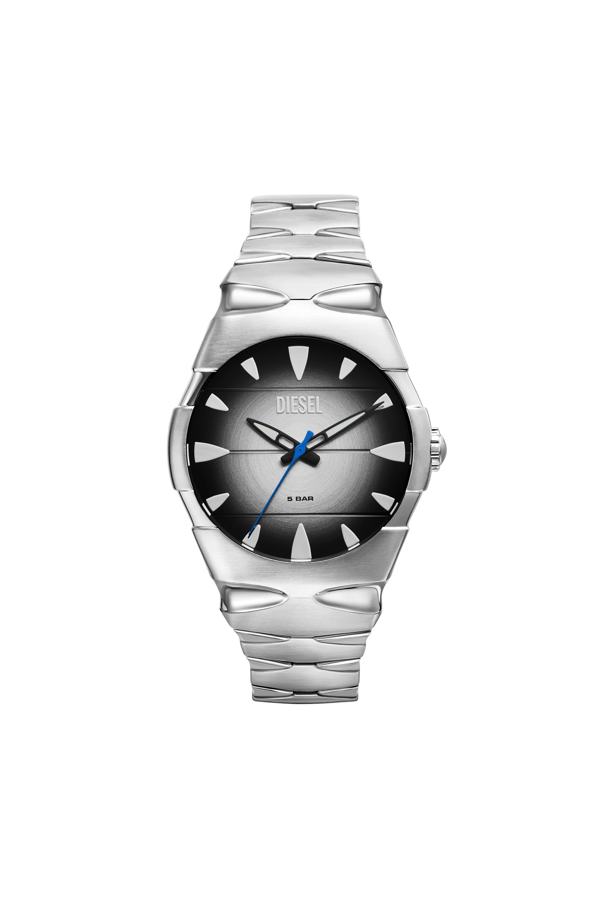 Diesel - DZ2224 WATCH, Male's D-Sruptor Three-Hand Stainless Steel Watch in シルバー - 1