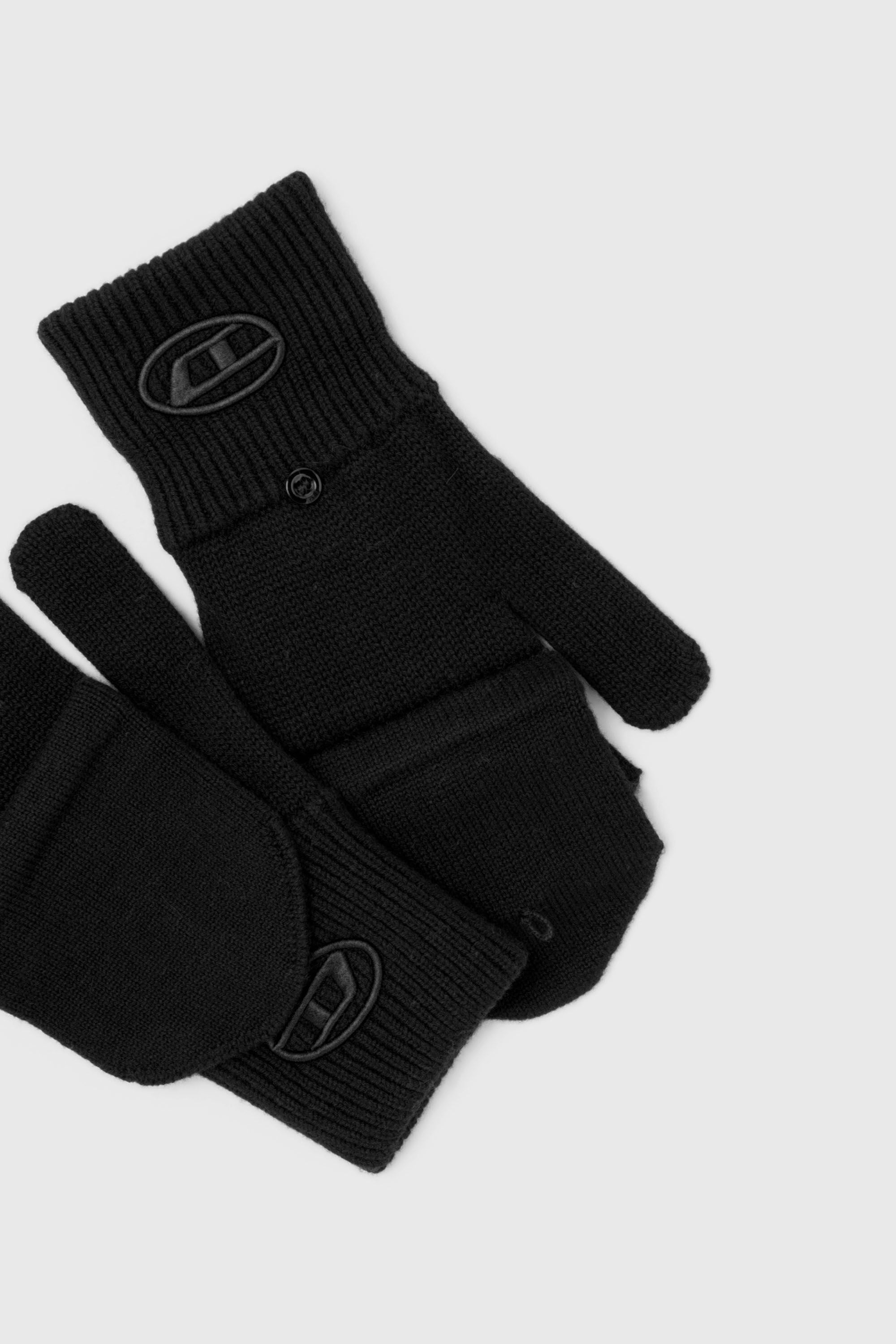Diesel - K-CODY-B, Unisex's ニットグローブ in ブラック - 3